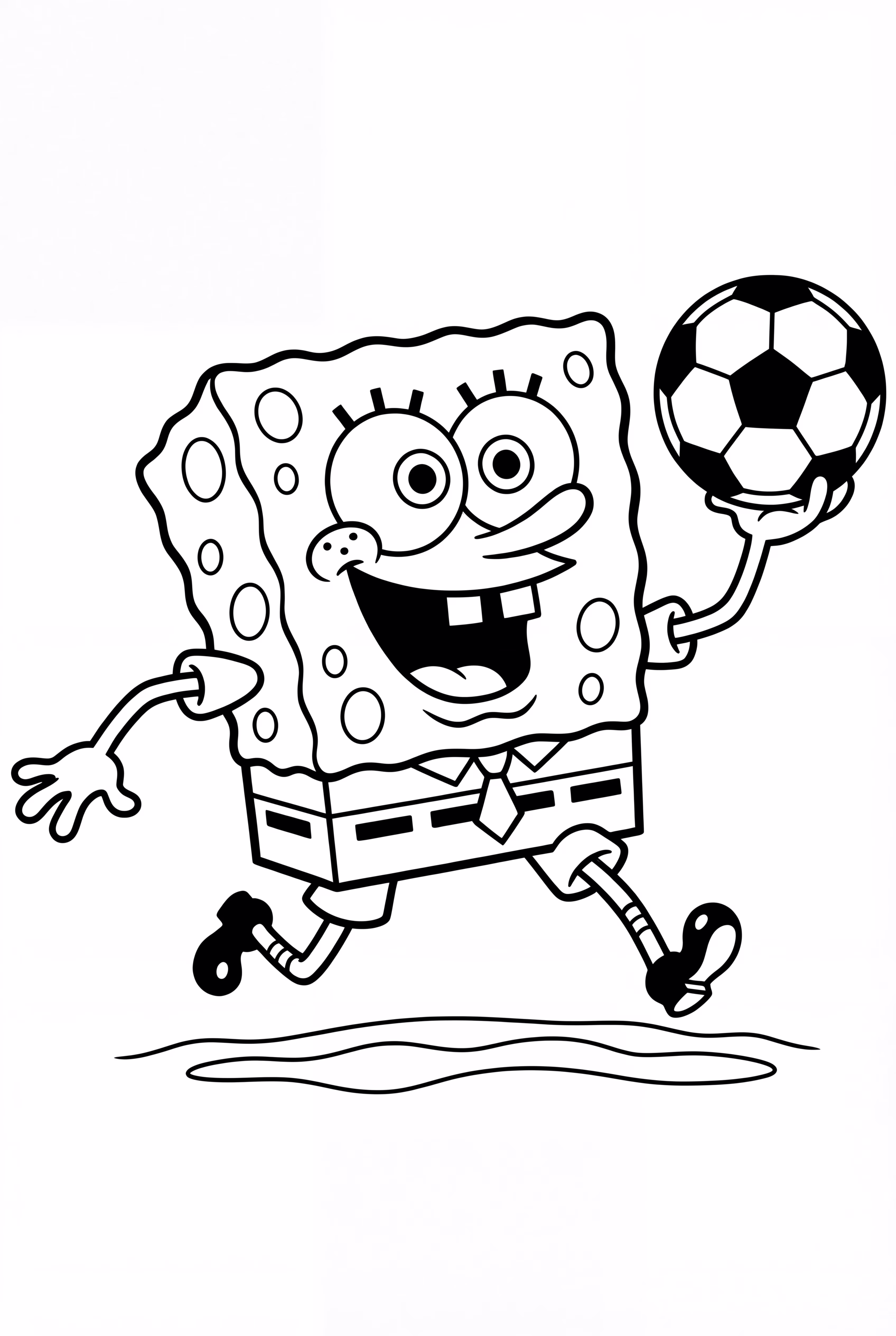 Spongebob Soccer Match Celebration