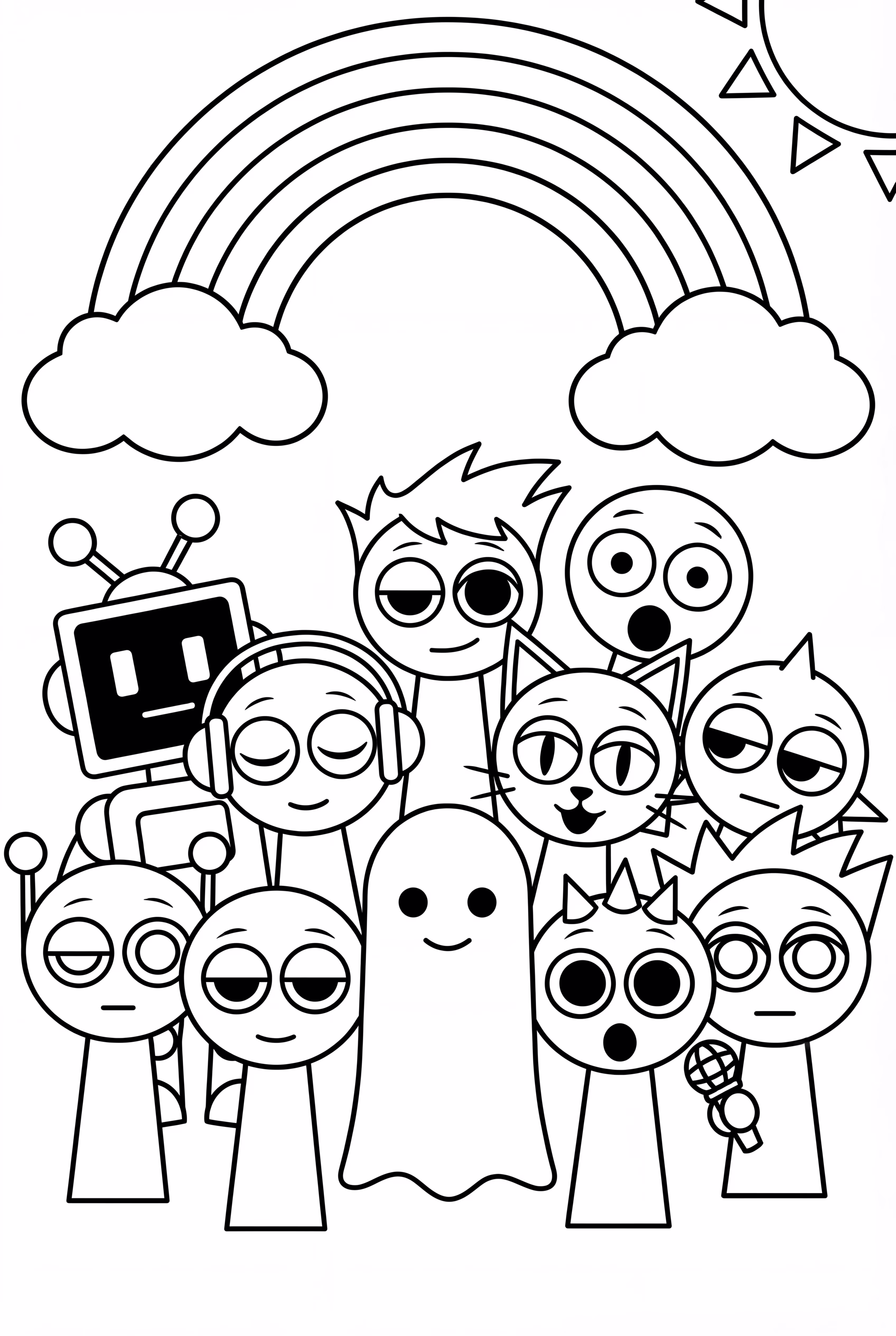 Colección de personajes Sprunki 3