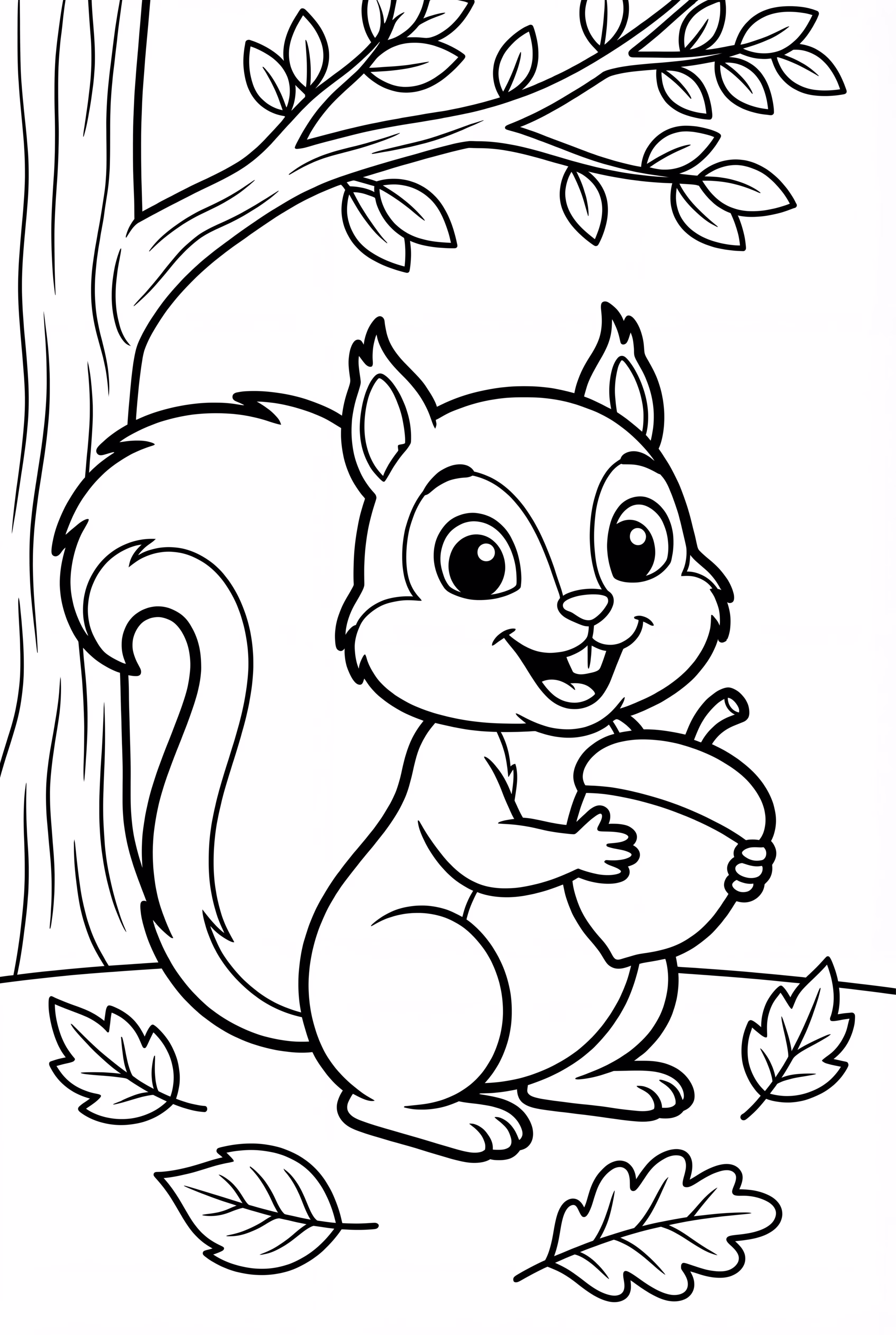 Squirrel and the Changing Seasons