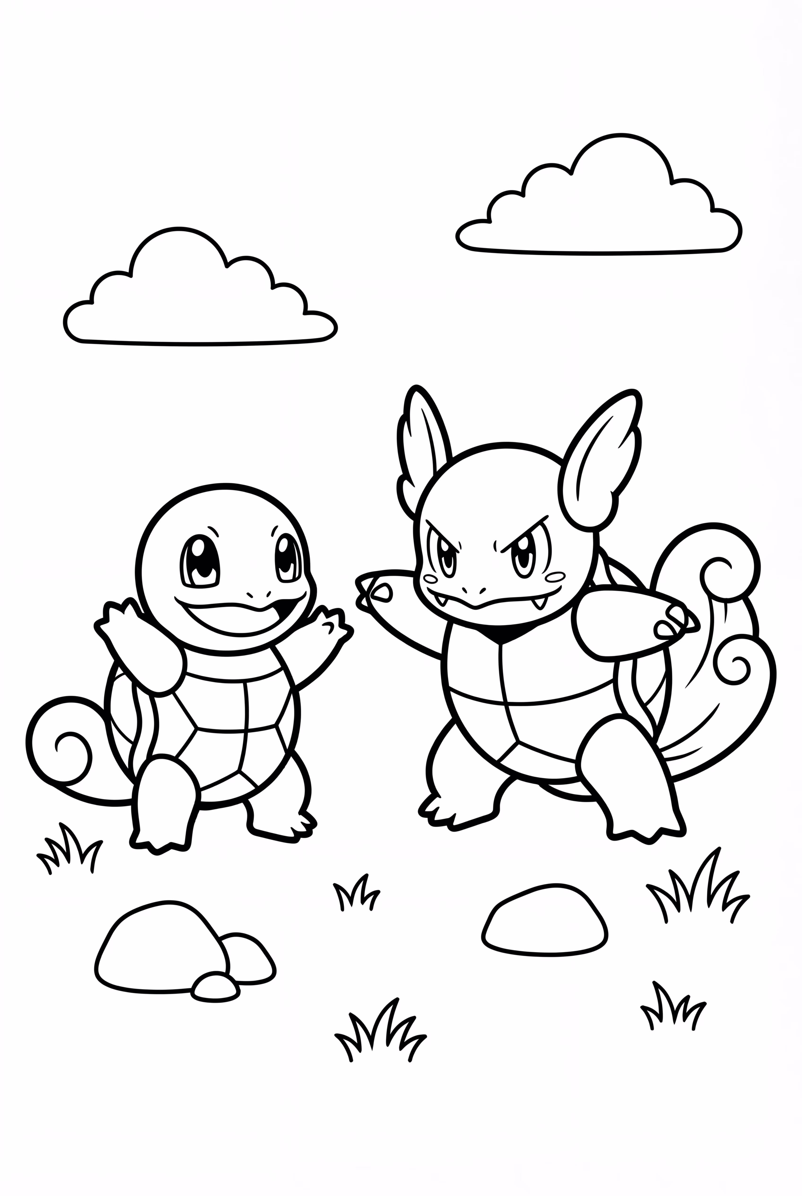 Carapuce évoluant en Carabaffe