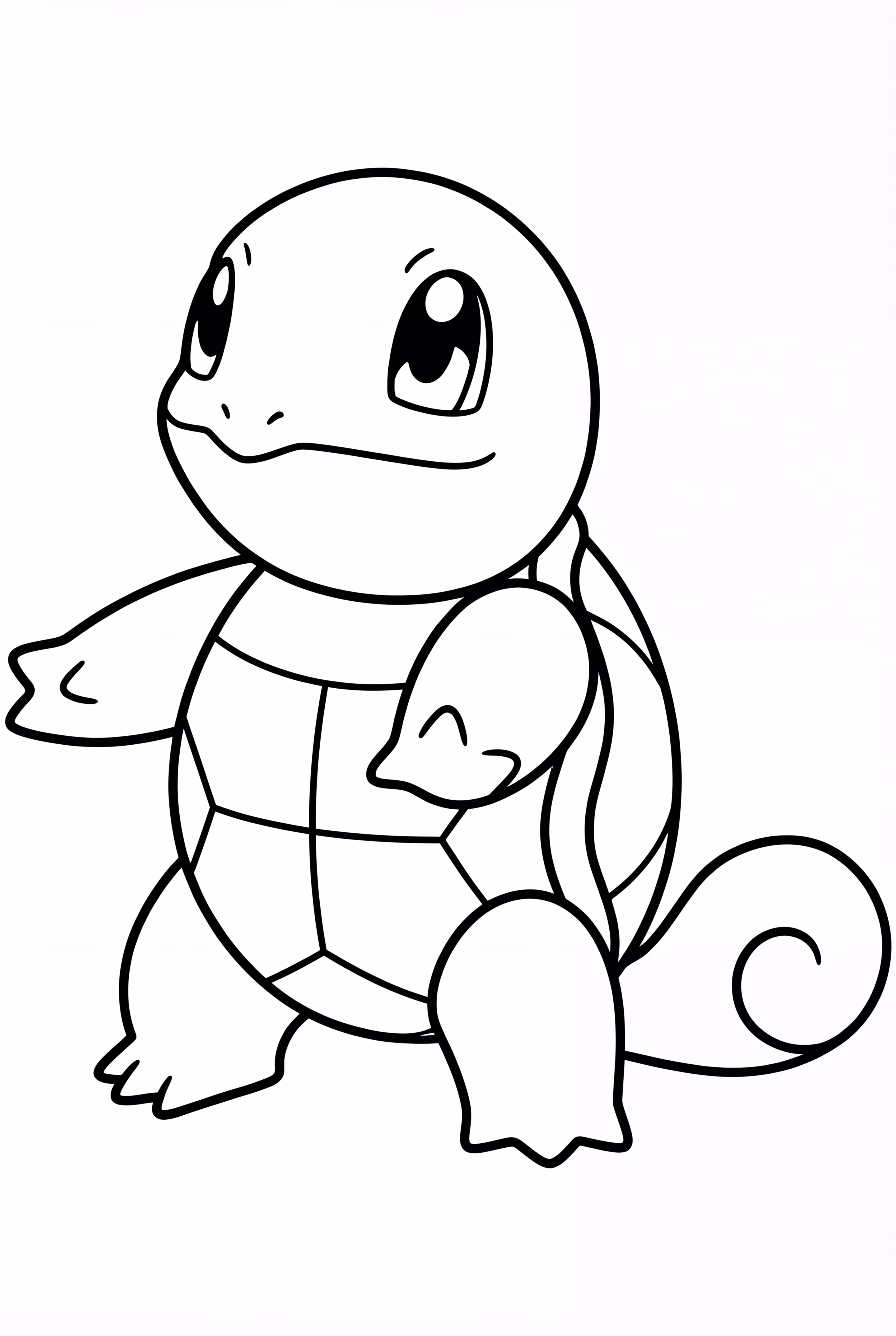 하늘을 바라보는 꼬부기