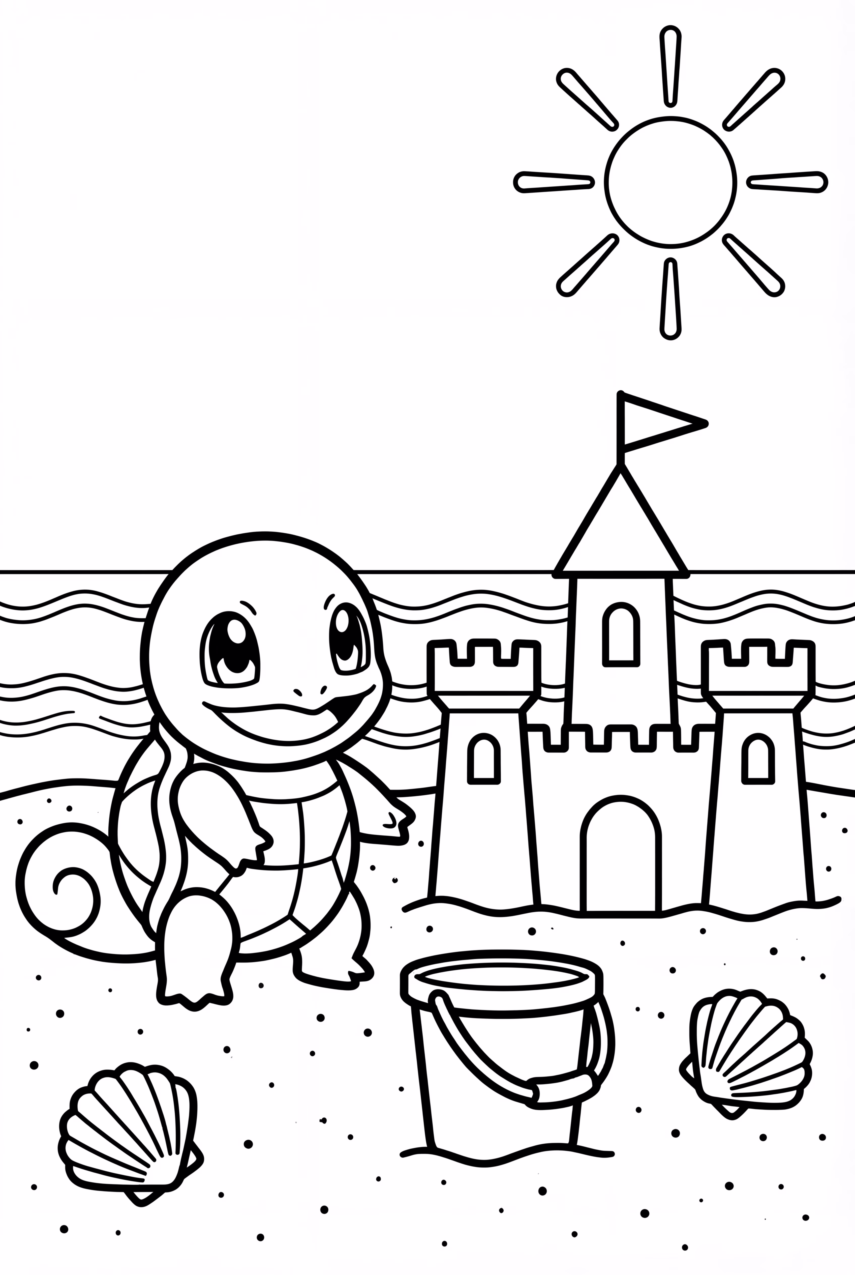 모래성 옆 스쿼틀