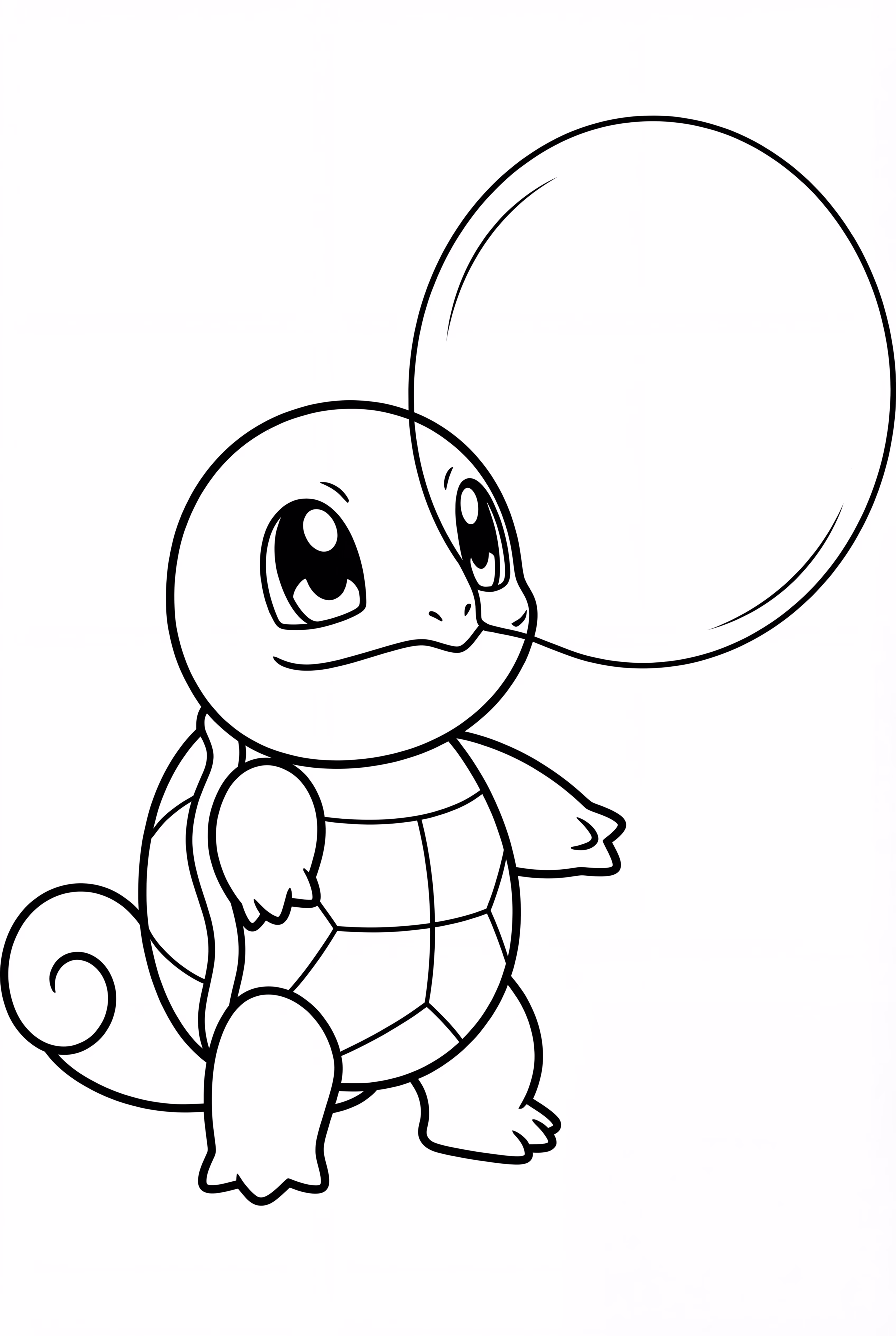 Squirtle With A Big Bubble