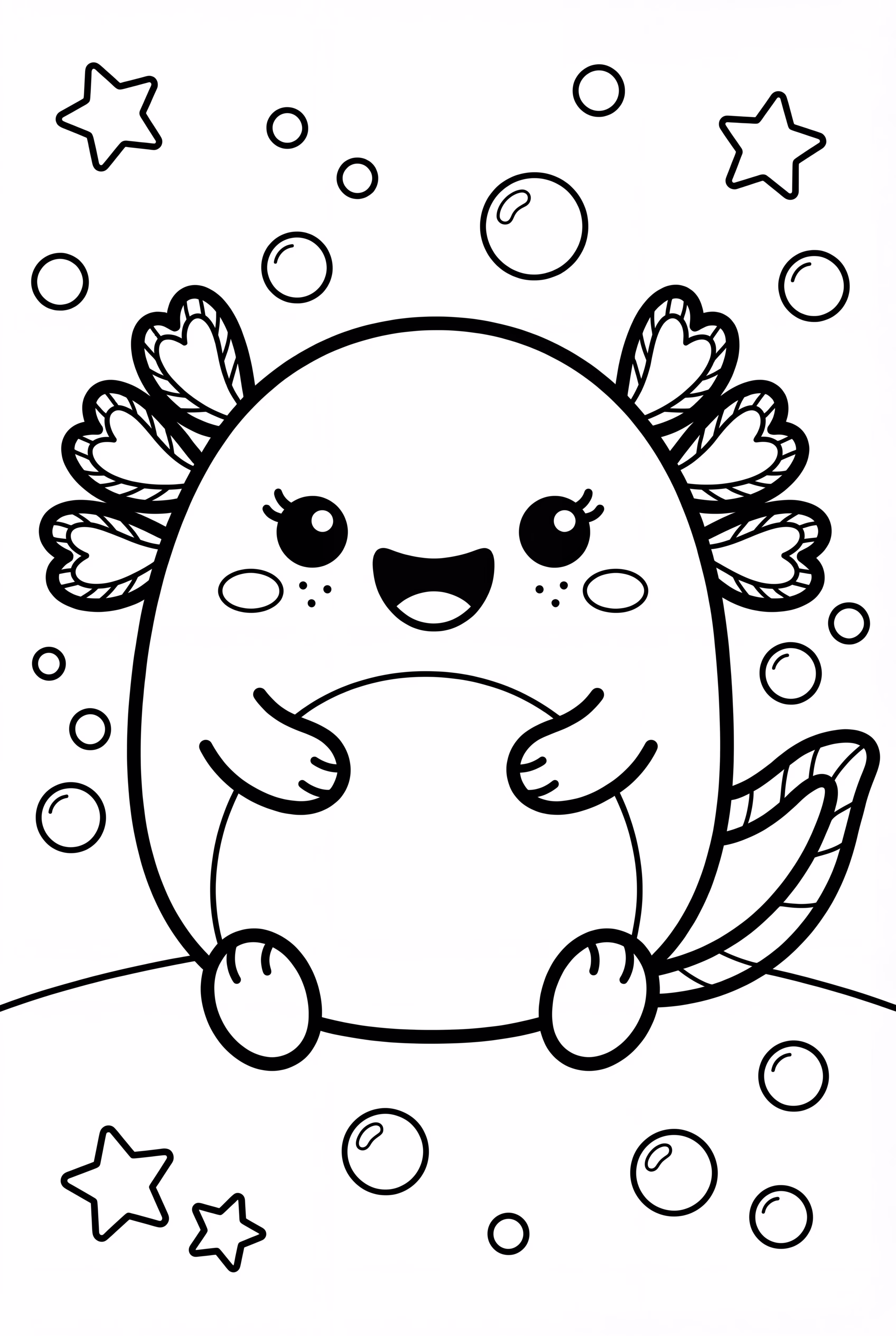 Squishmallow Axolotl With Heart Gills