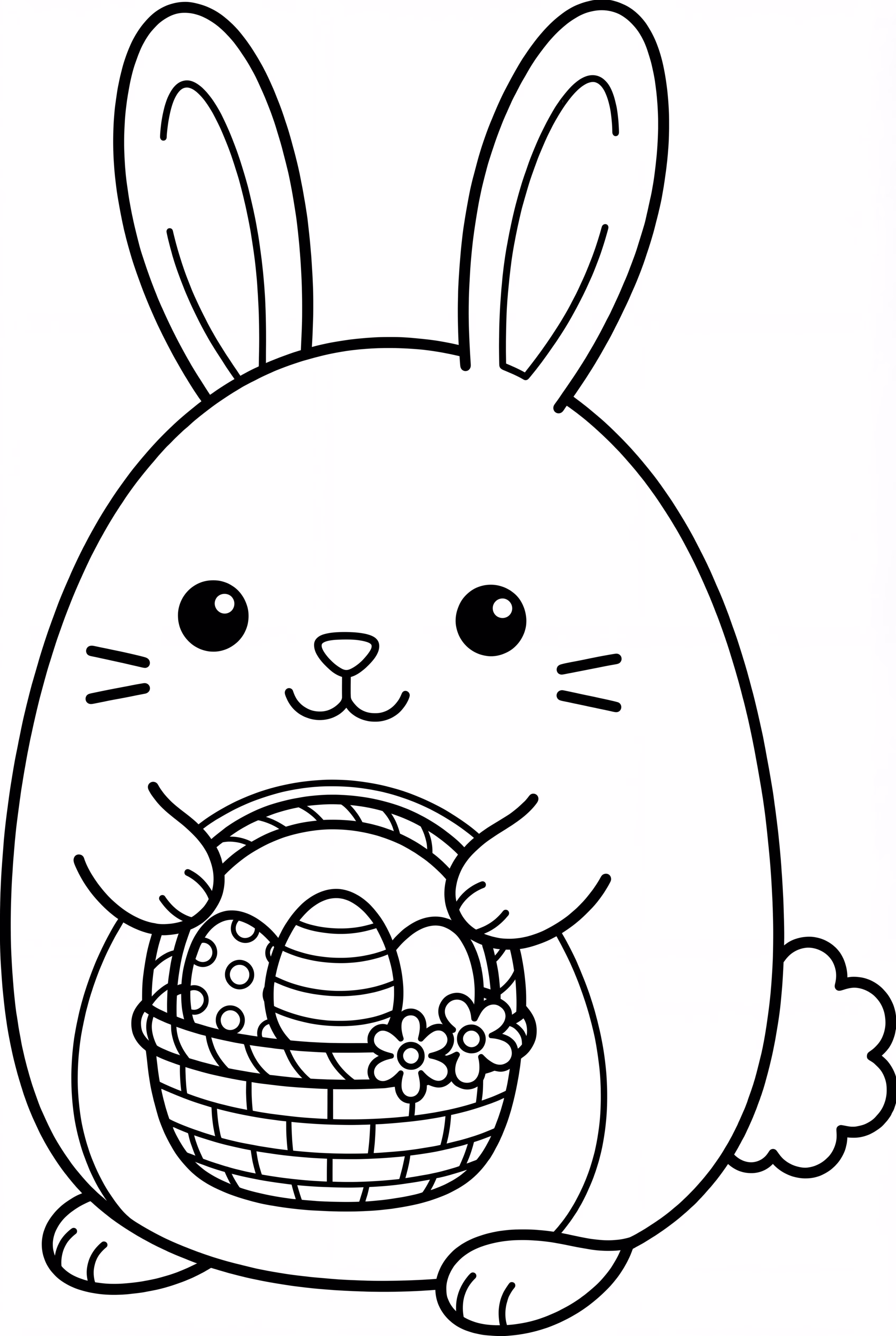 Squishmallow Conejo Llevando Cesta de Pascua