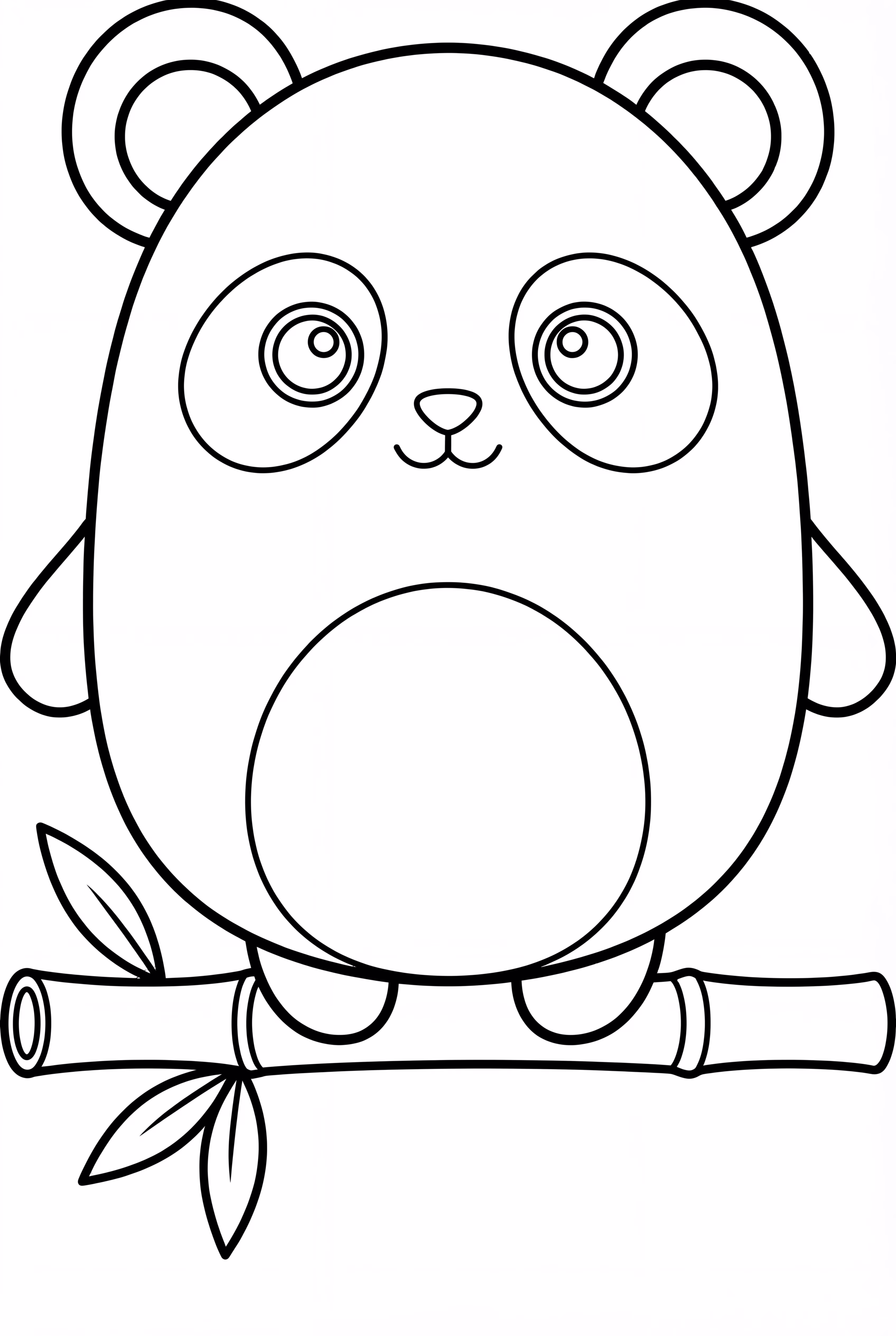 Squishmallow Panda Balancing On Bamboo Stick