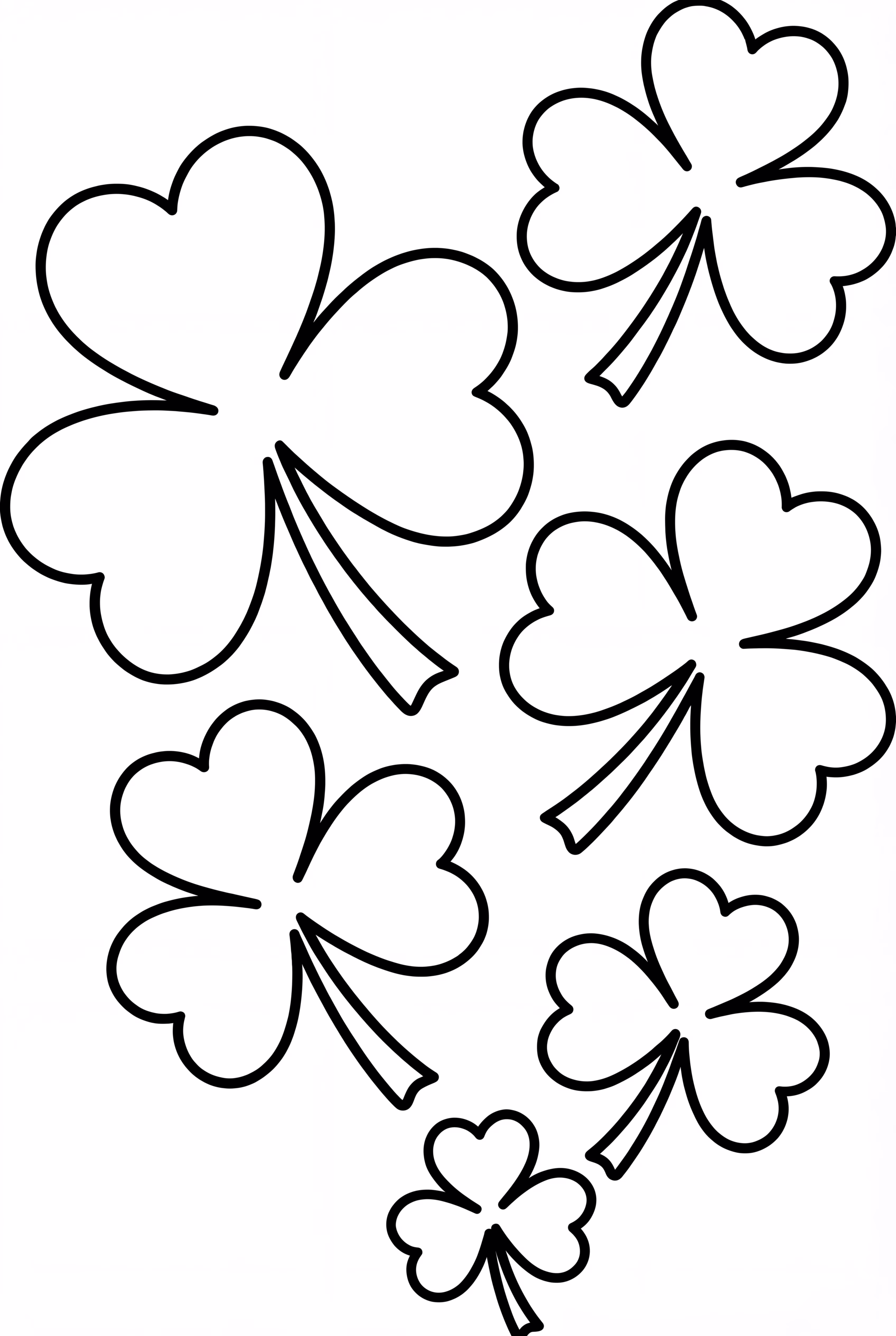 St Patrick's Day Shamrock Cluster