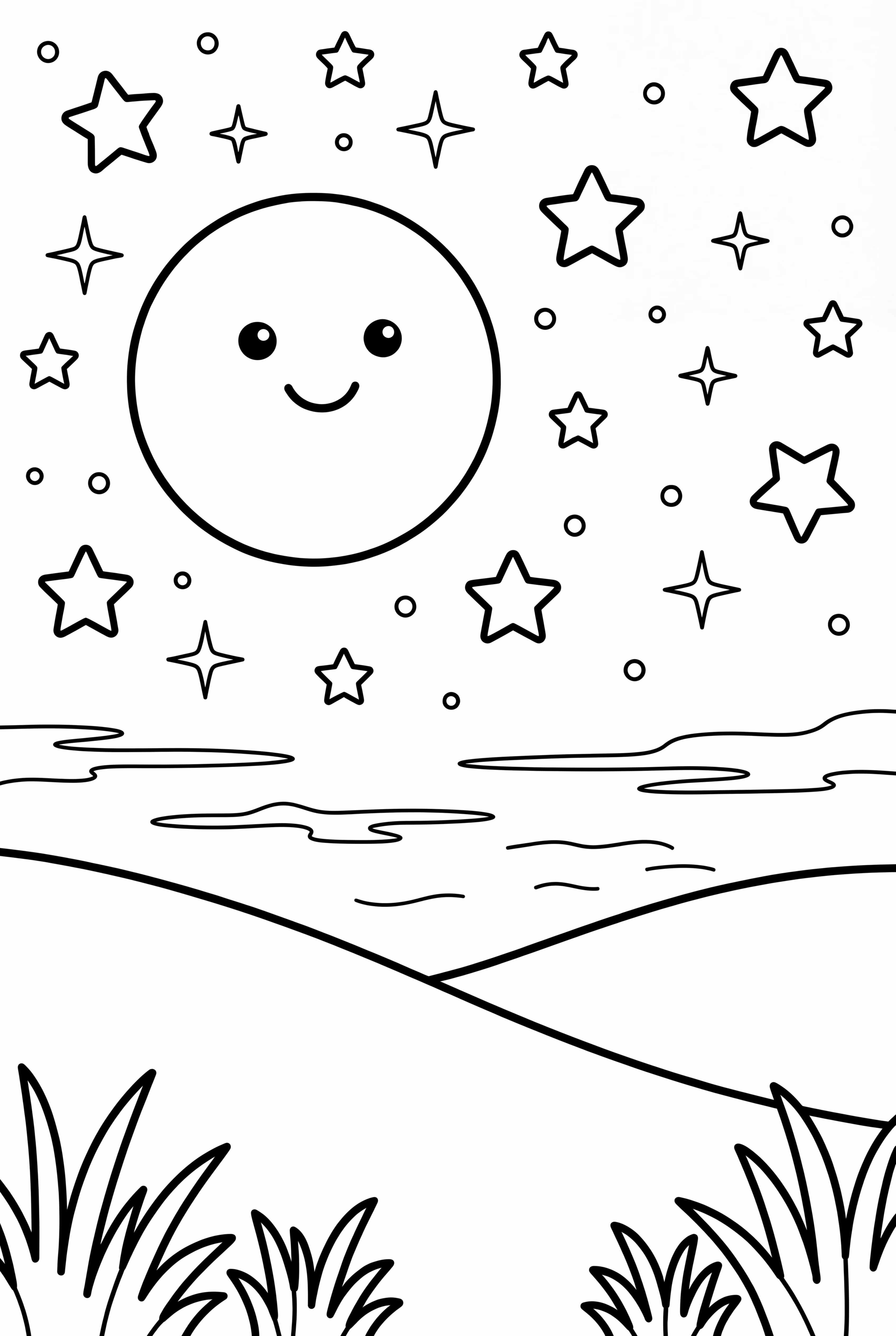 Observación de estrellas en una noche clara