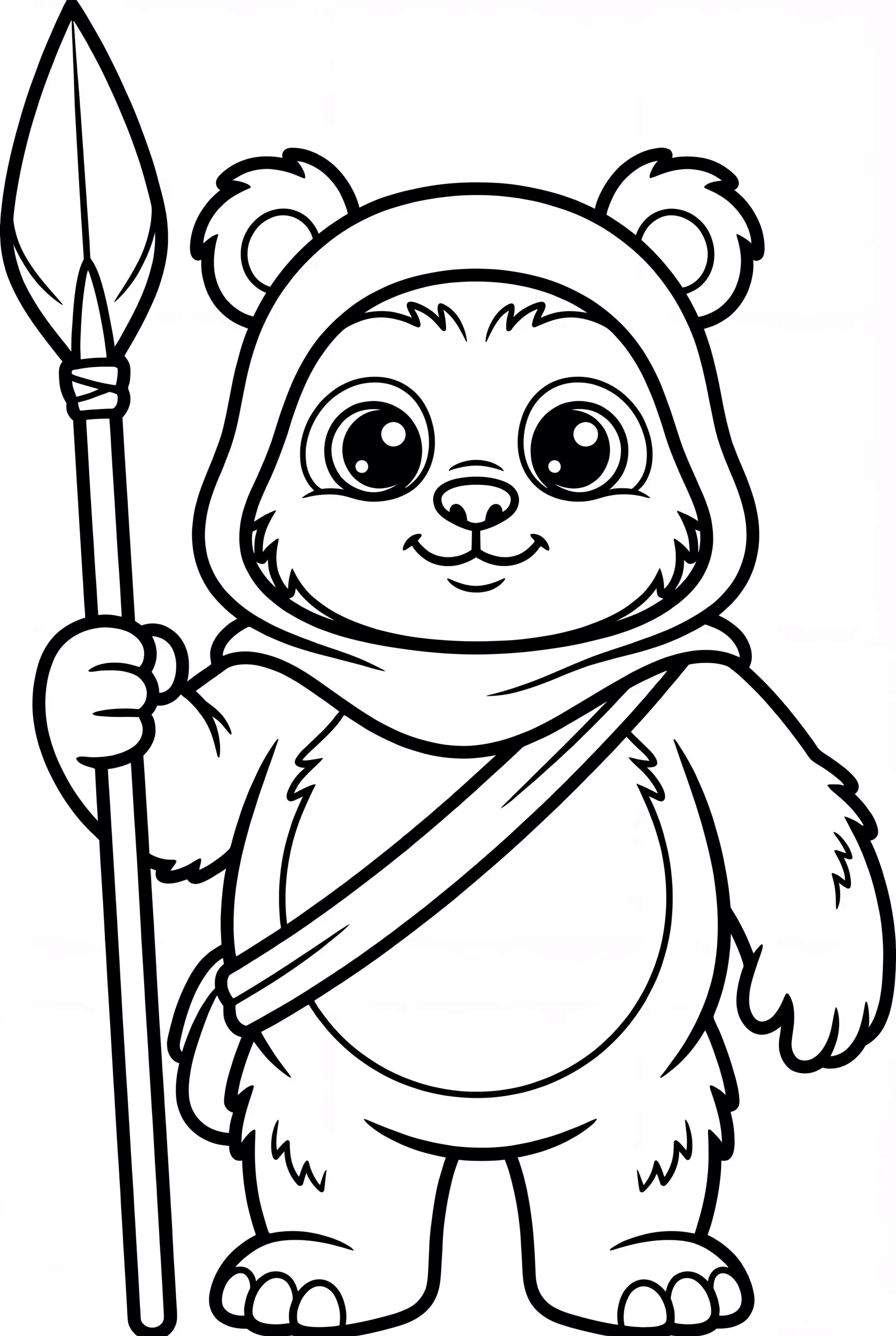 Star Wars Ewok with a Spear