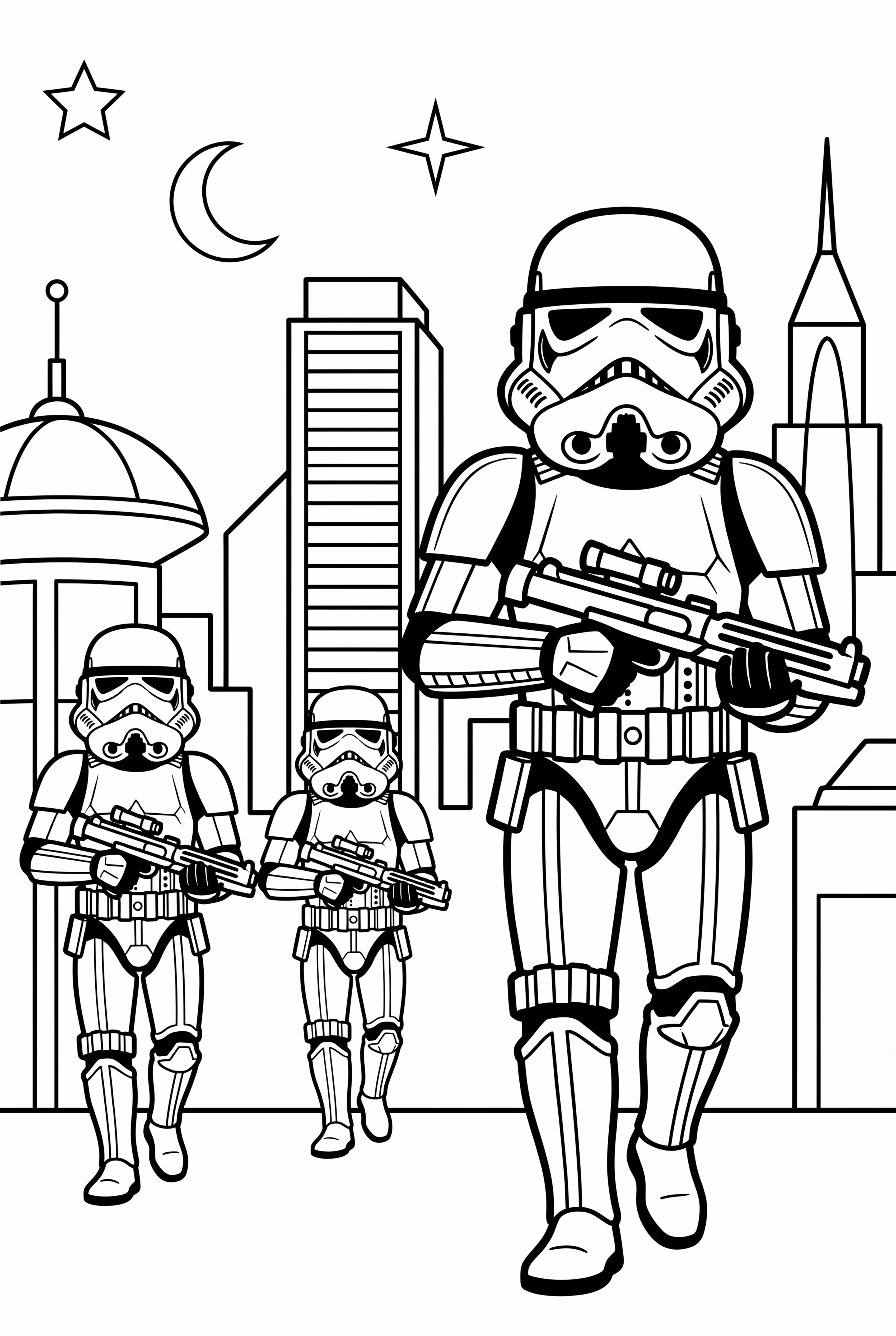 Star Wars Stormtroopers on Patrol