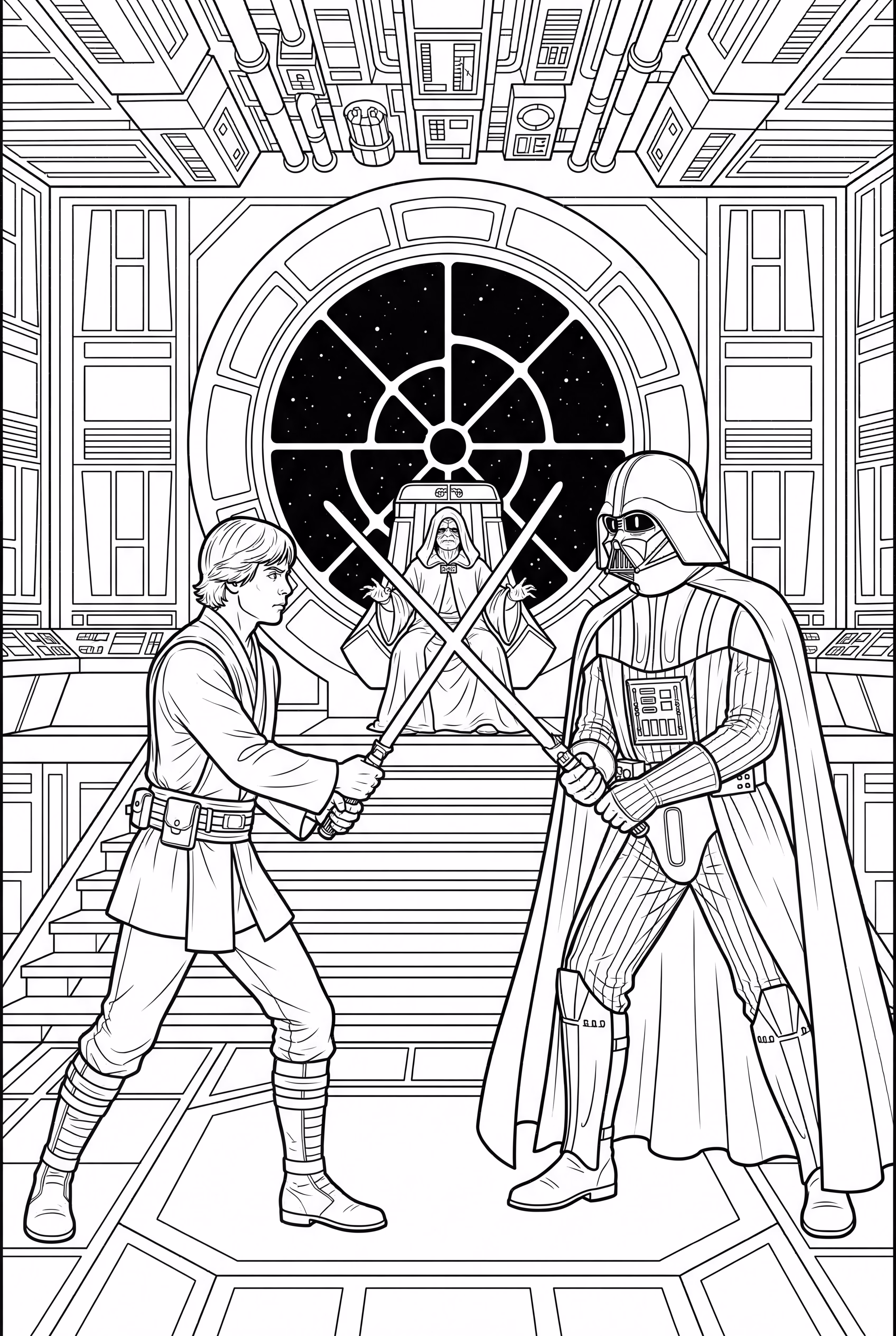 Star Wars The Emperor's Throne Room Duel