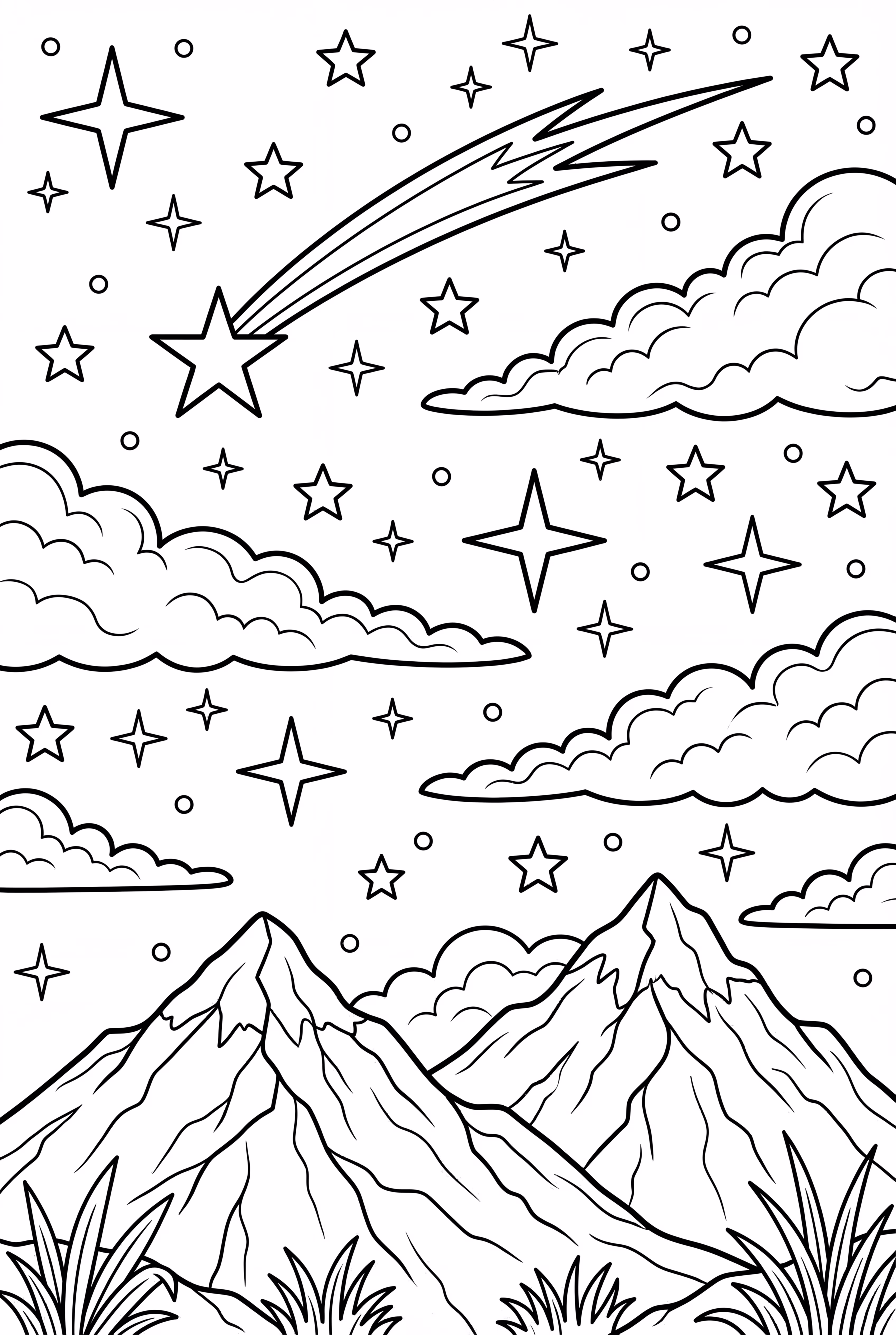 Stars Twinkling in a Dreamy Sky