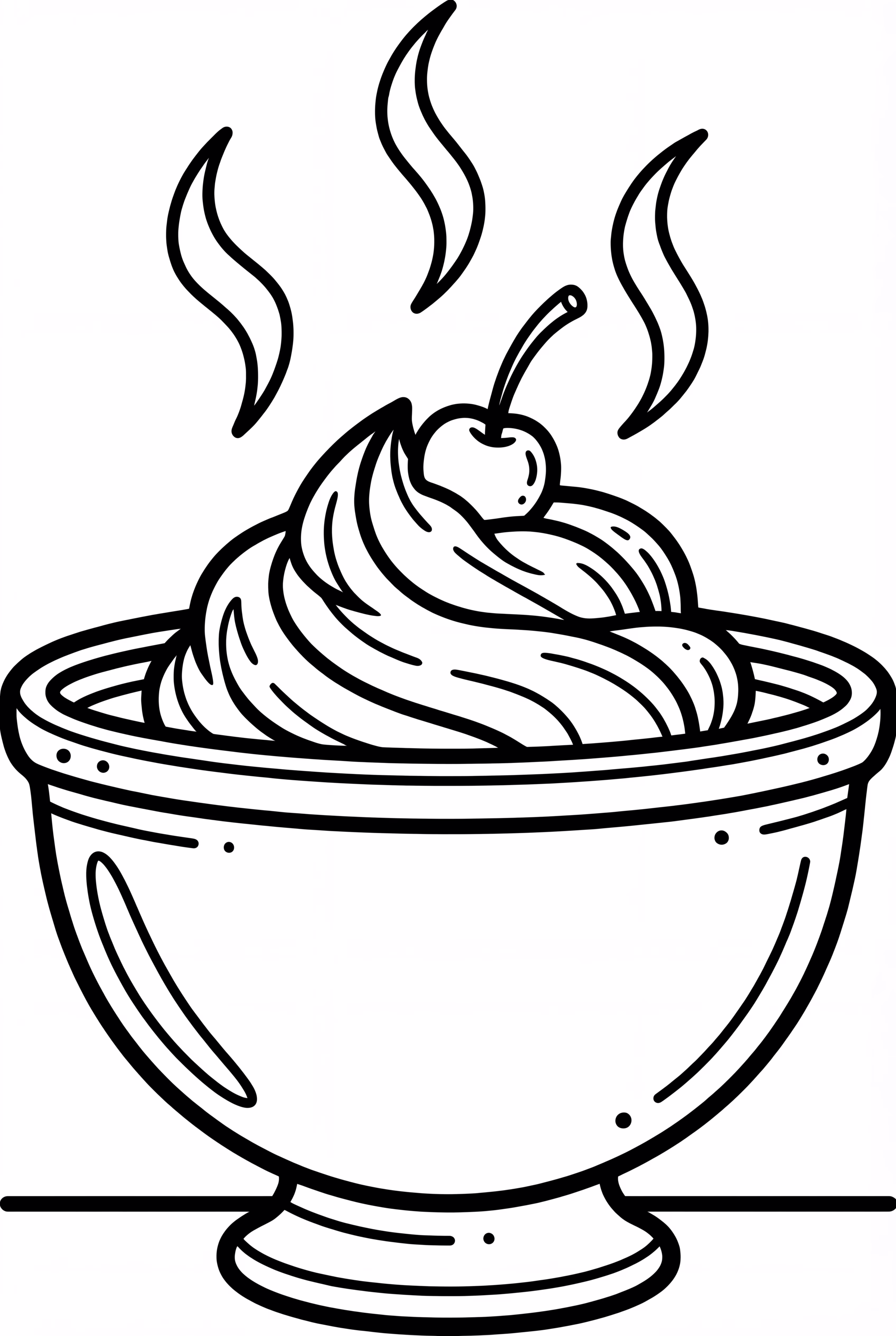 热腾腾的鲜奶油甜点