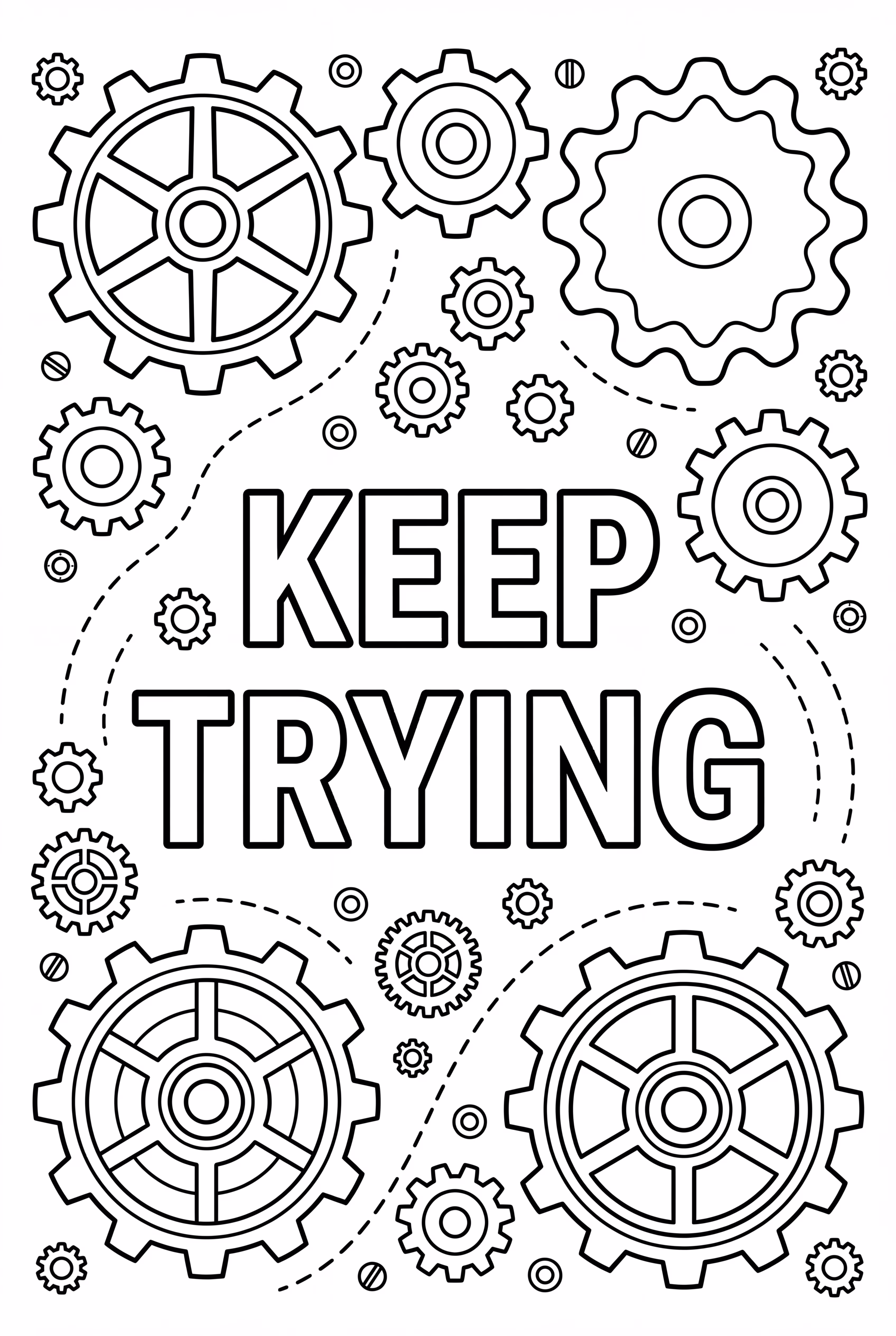 Engrenages Steampunk et Citation Motivante