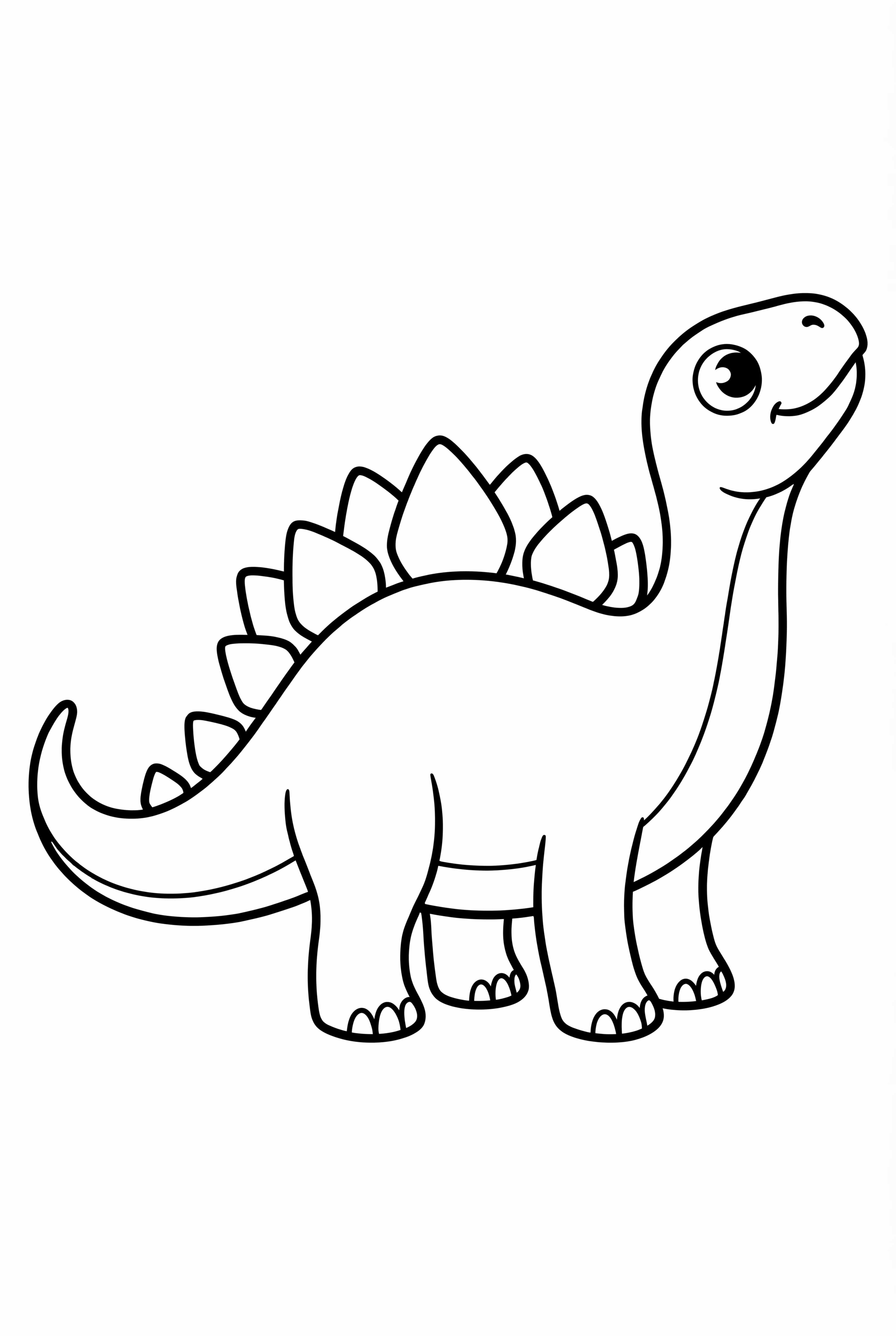 Stegosaurus Looking At The Sky