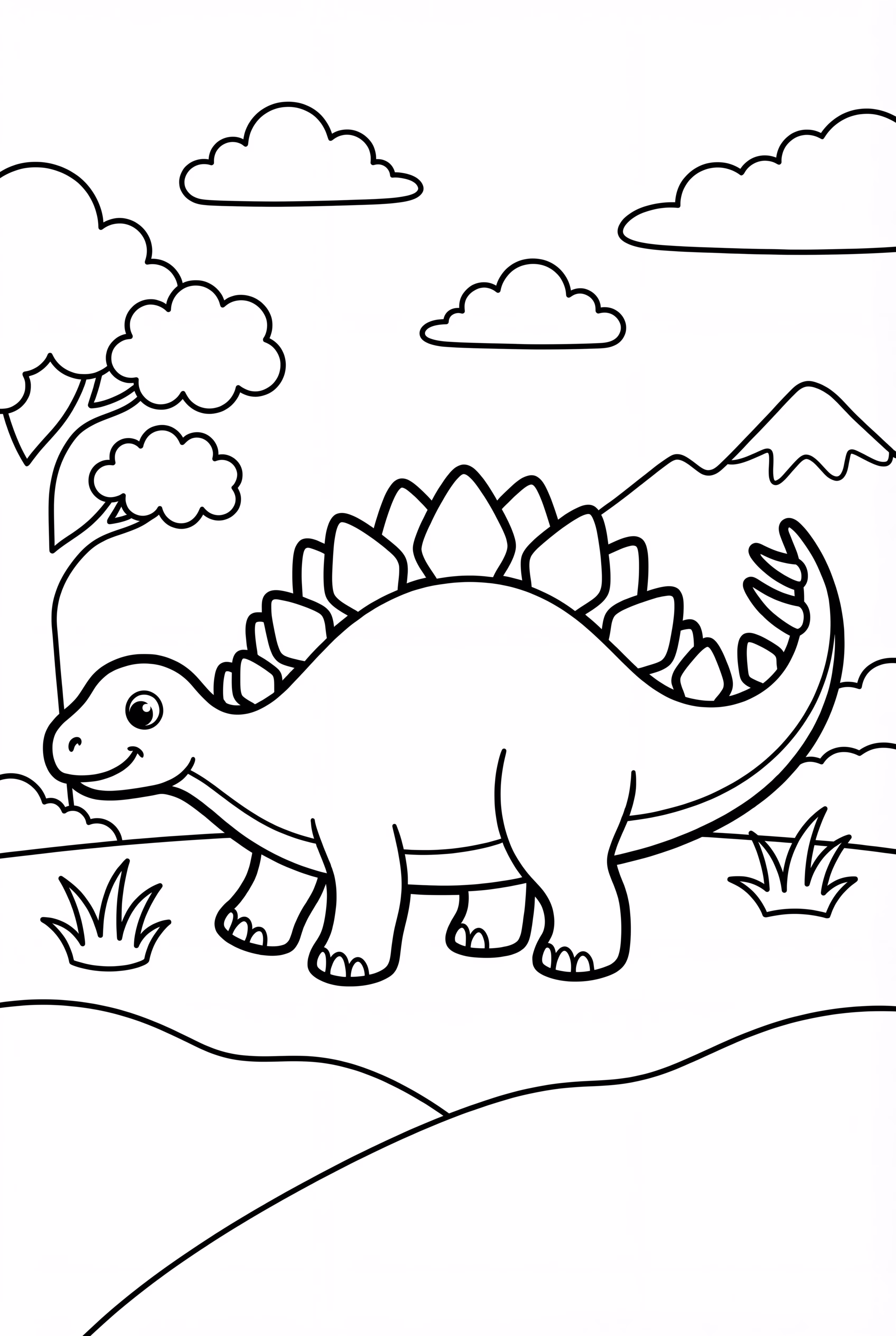 Stegosaurus Marching Proudly