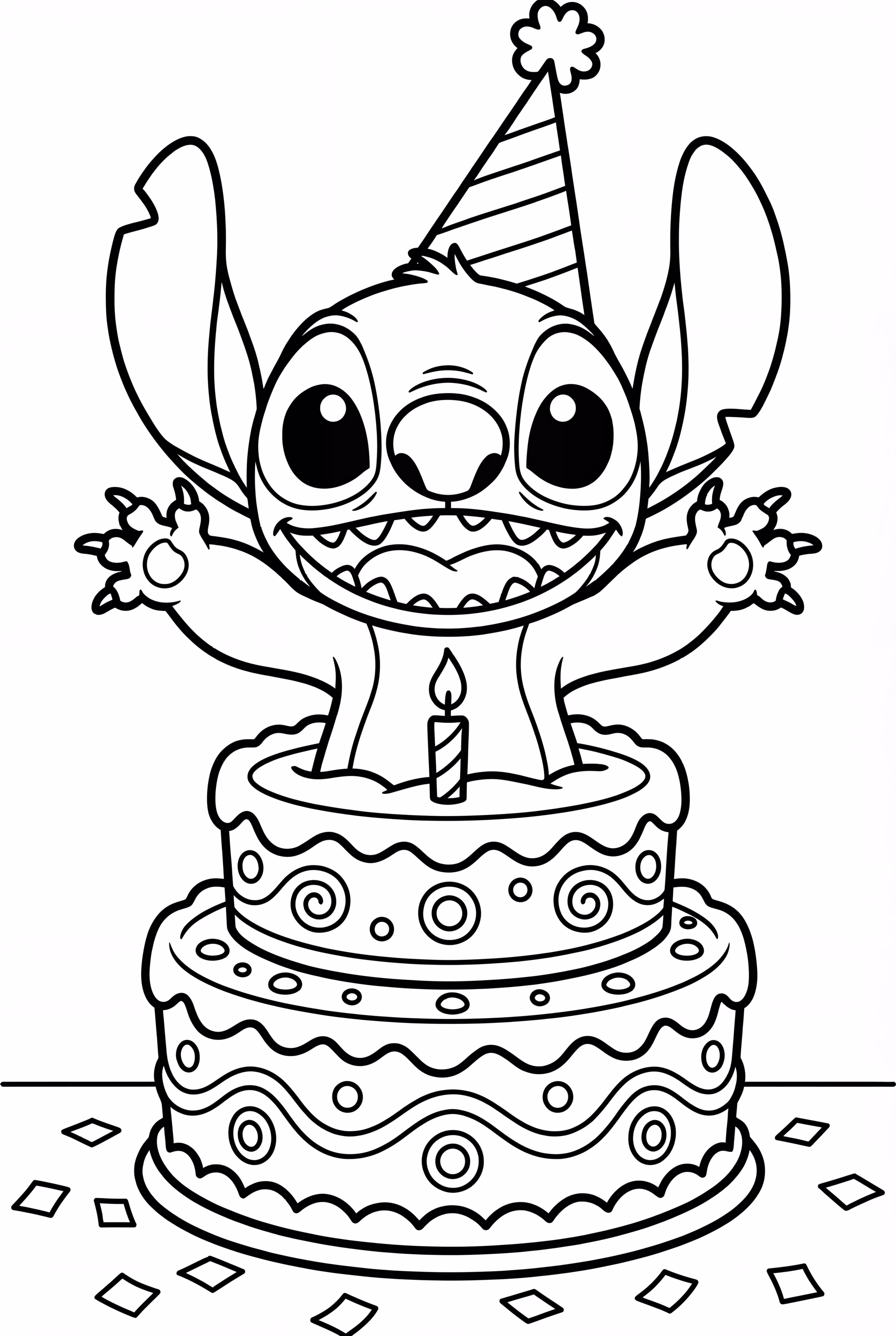 Stitch Birthday Cake