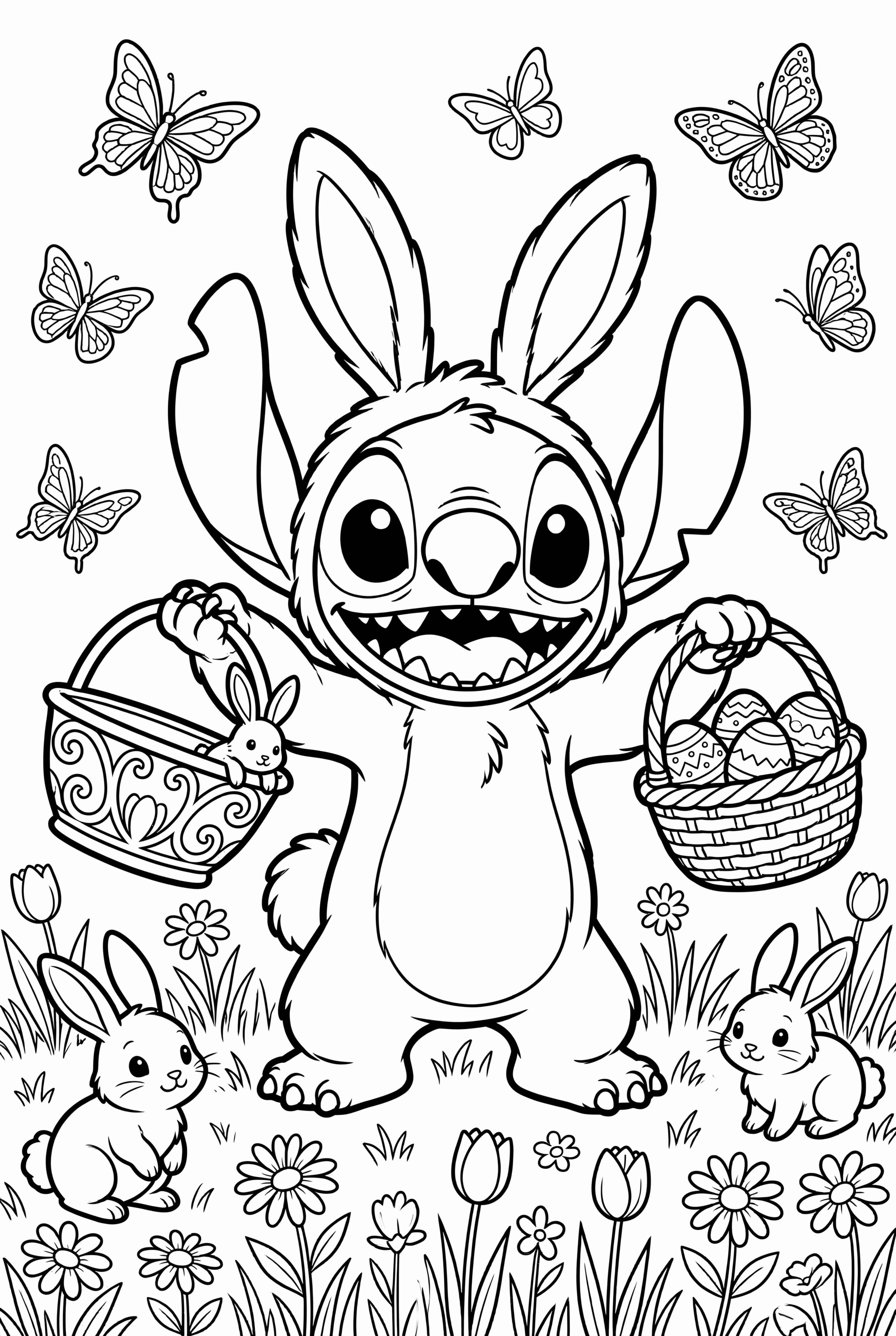 Stitch Easter Bunny Adventure