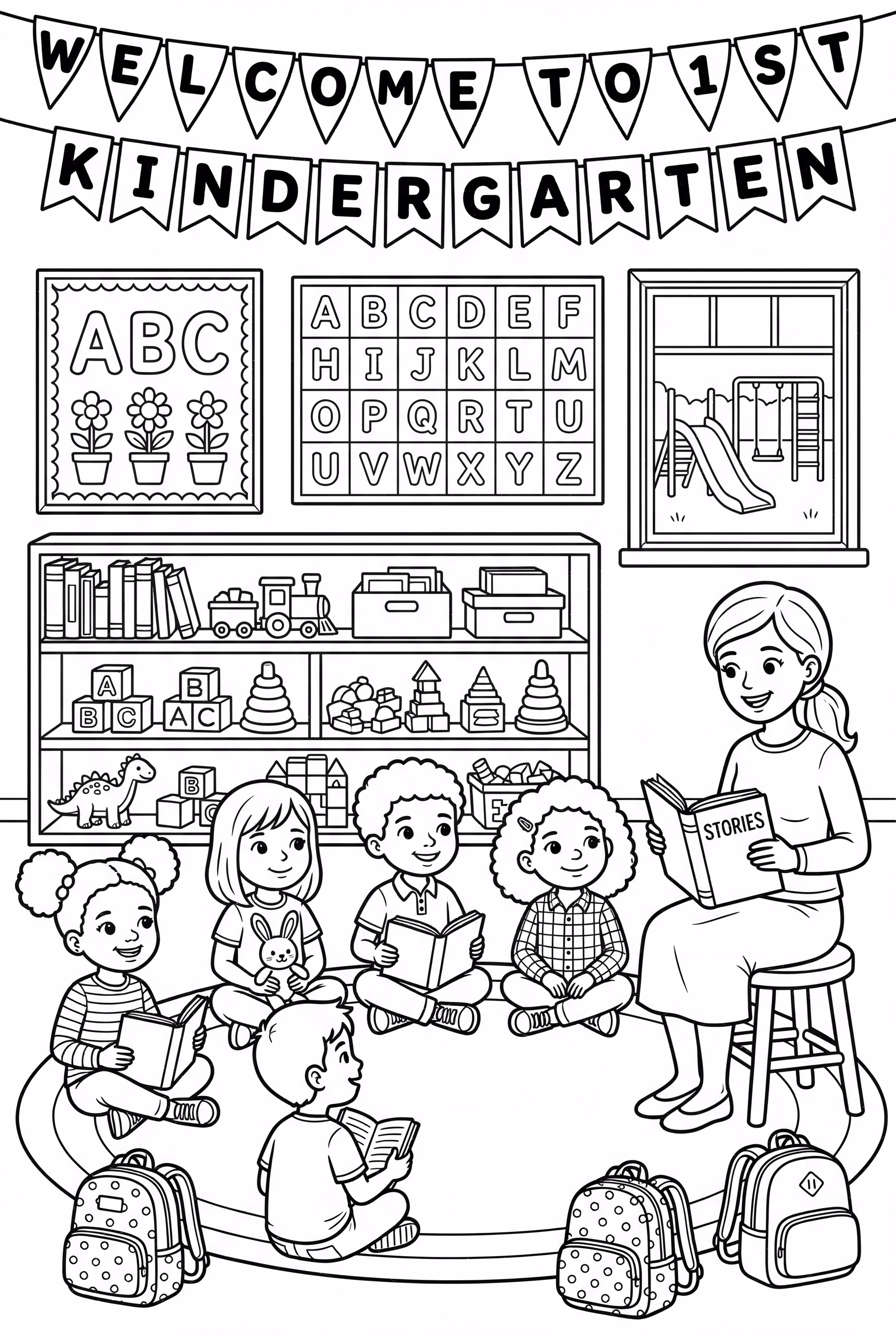 Geschichtenzeit Willkommen im Kindergarten