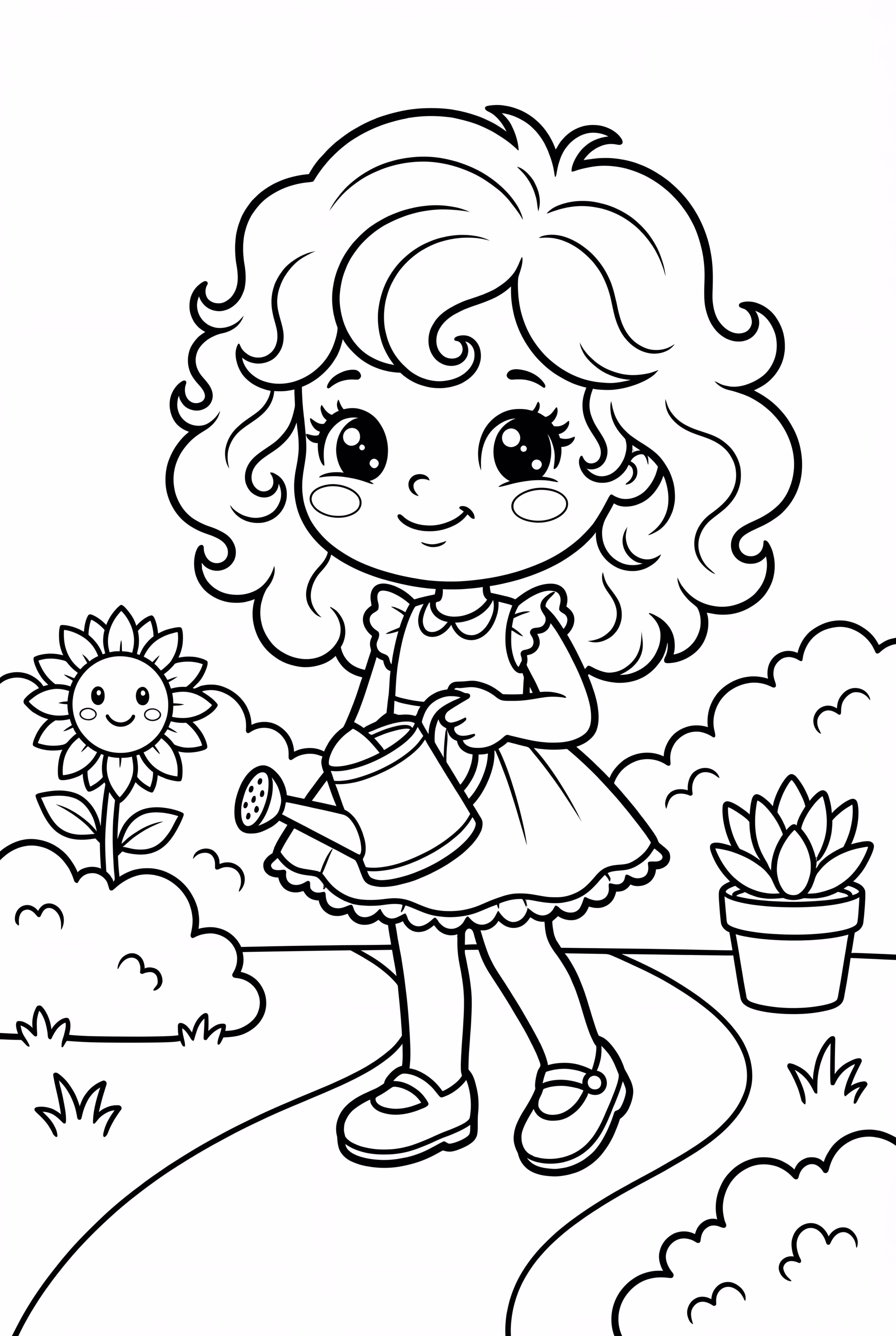 Strawberry Shortcake in Garden