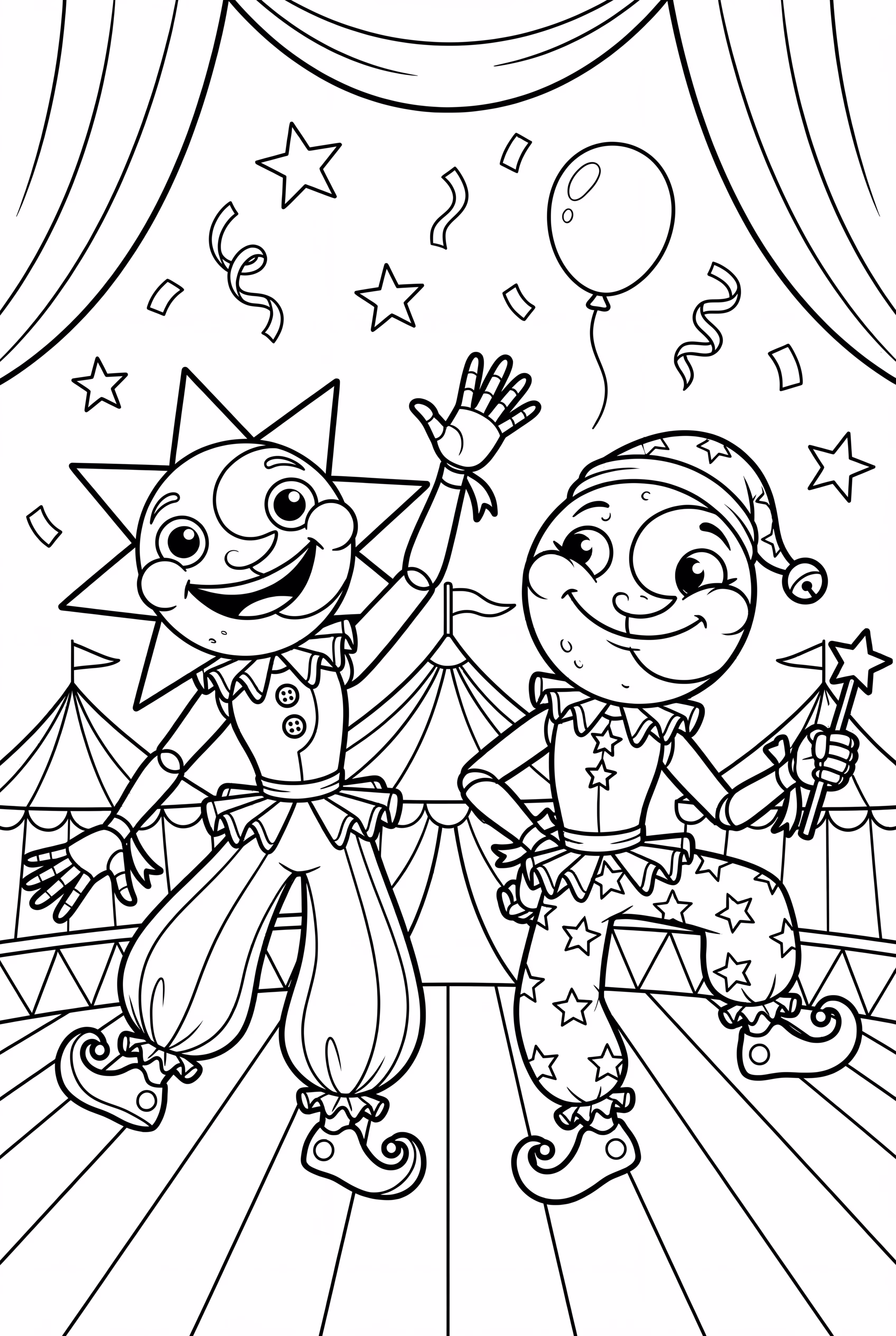 Sun And Moon FNAF Dancing In Circus Gallery