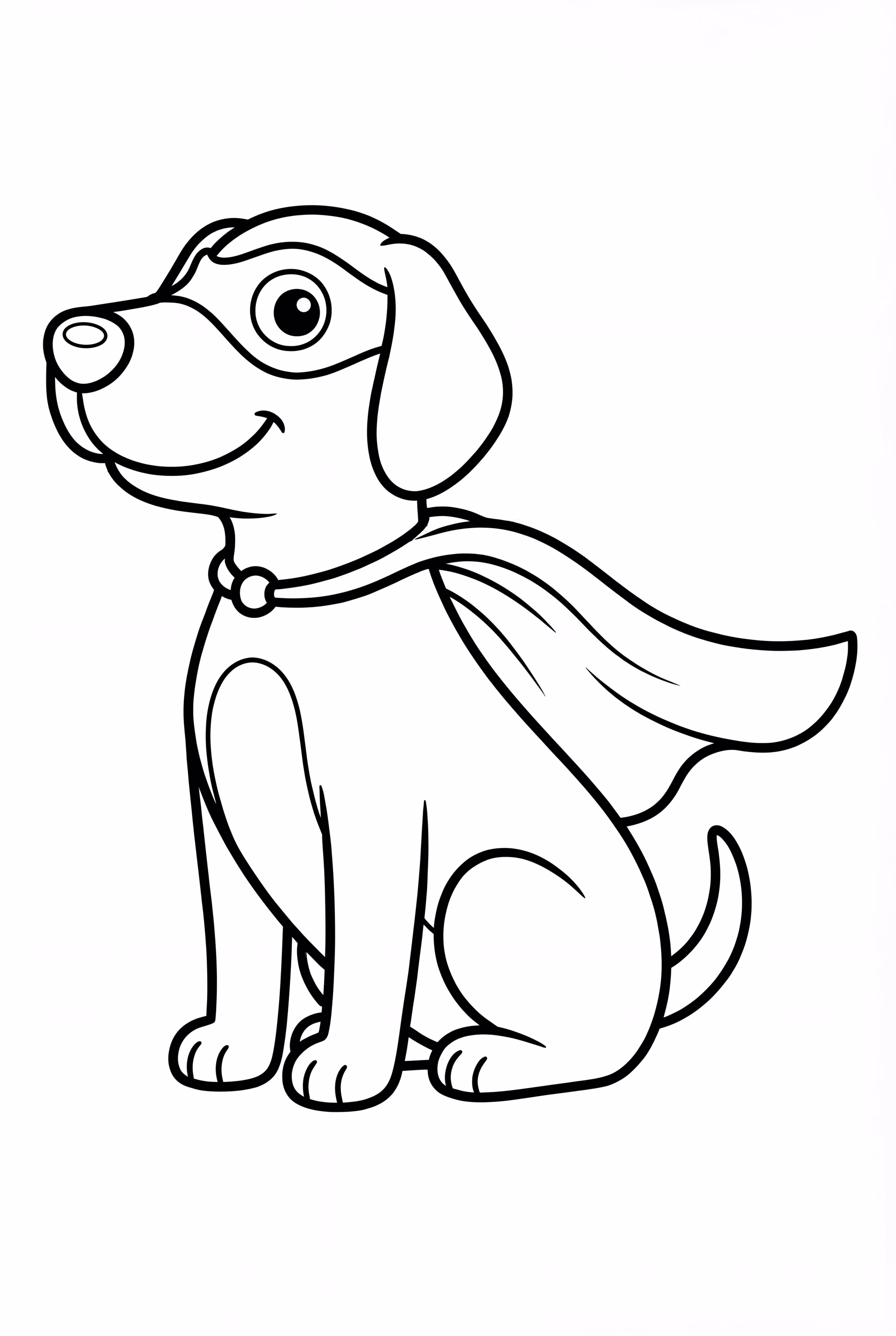 Superhero Dog With A Cape