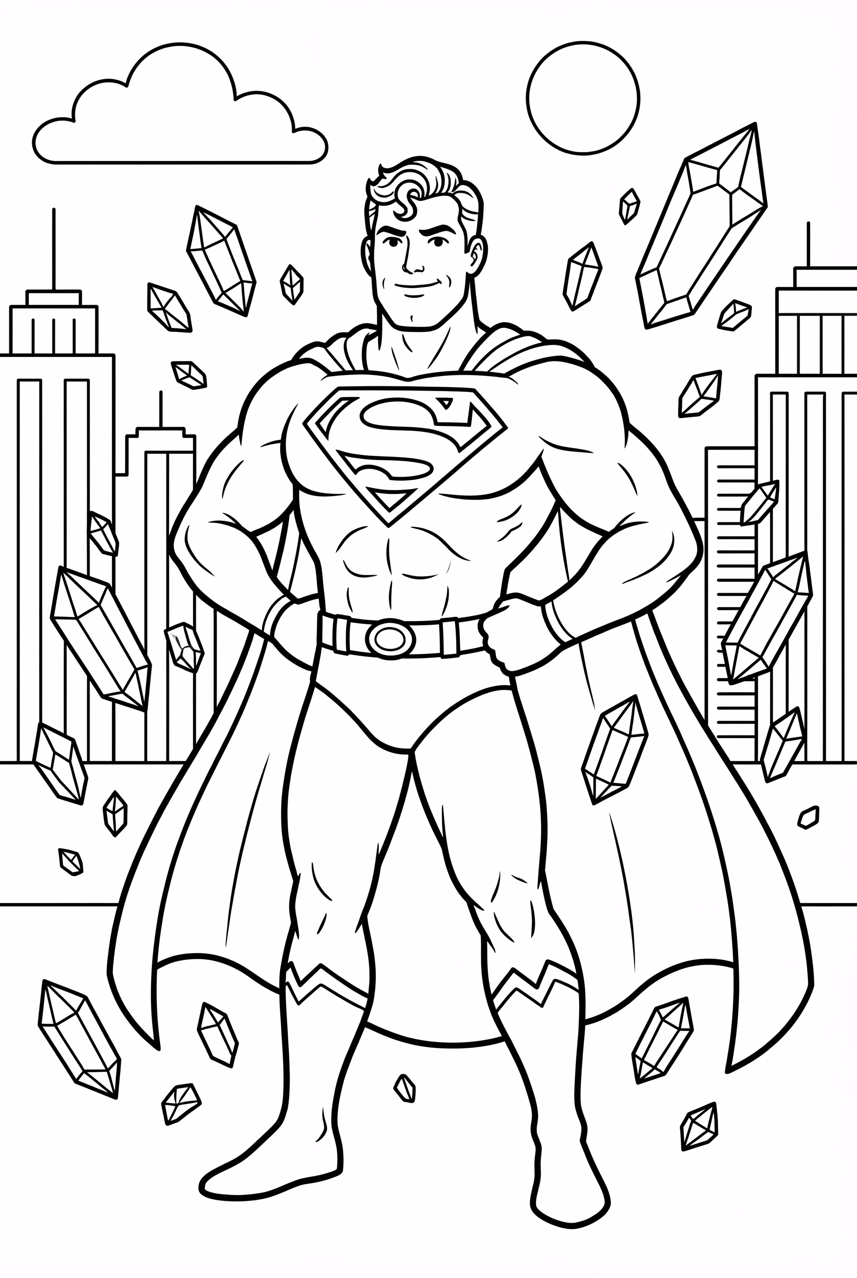 超人被綠色氪石包圍