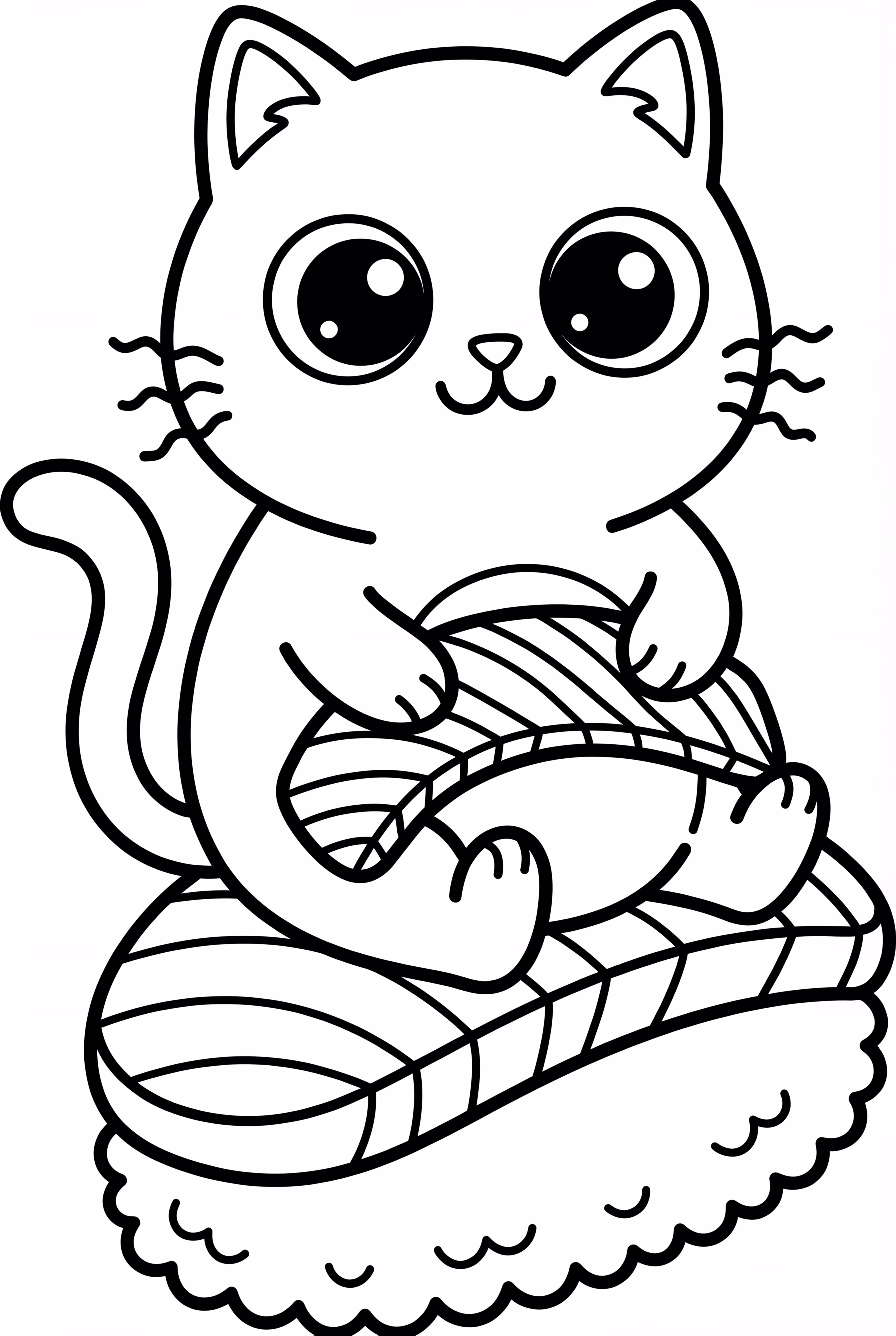 Sushi Cat Rolling Fish Nigiri