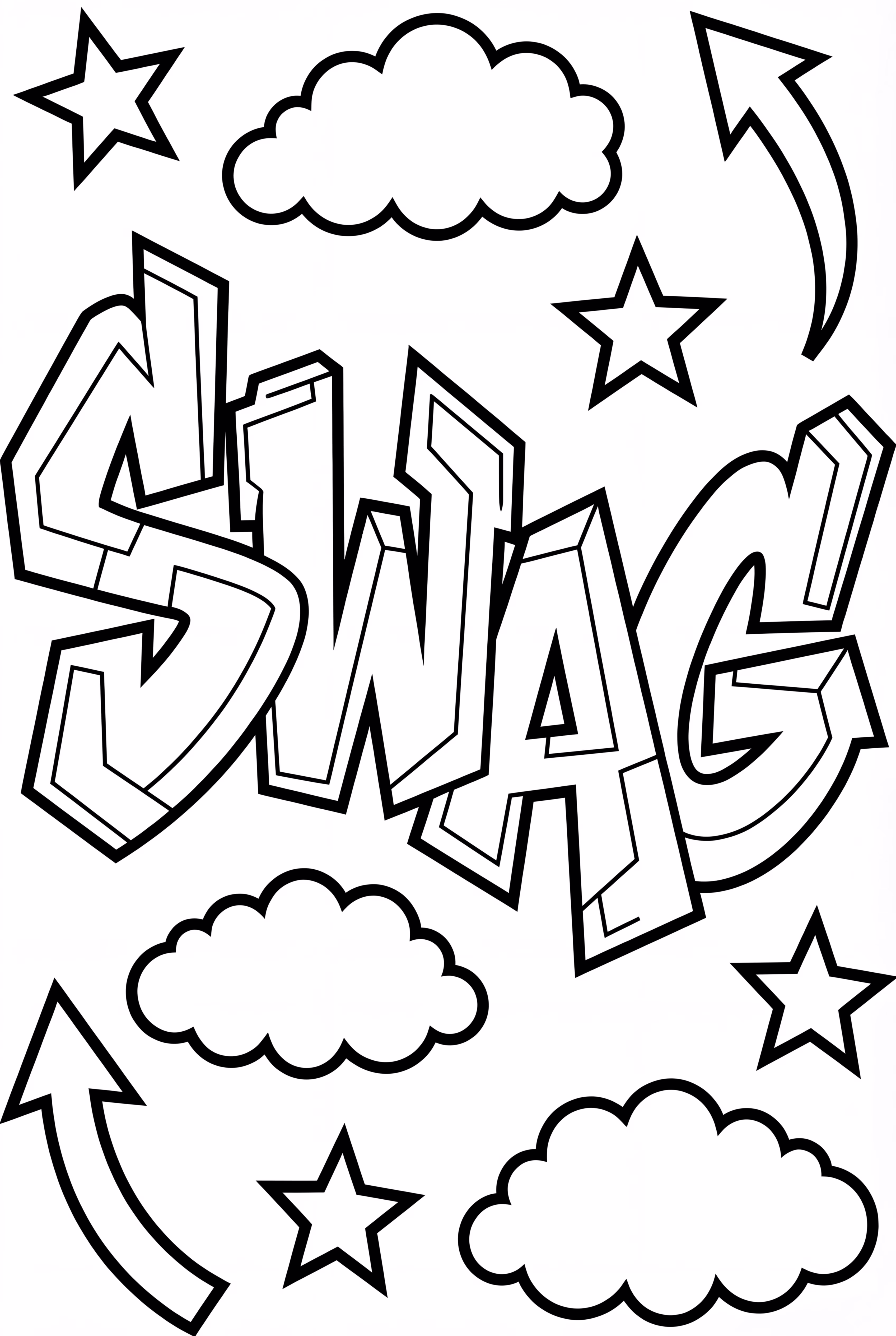 Swag Gangster Graffiti Letters