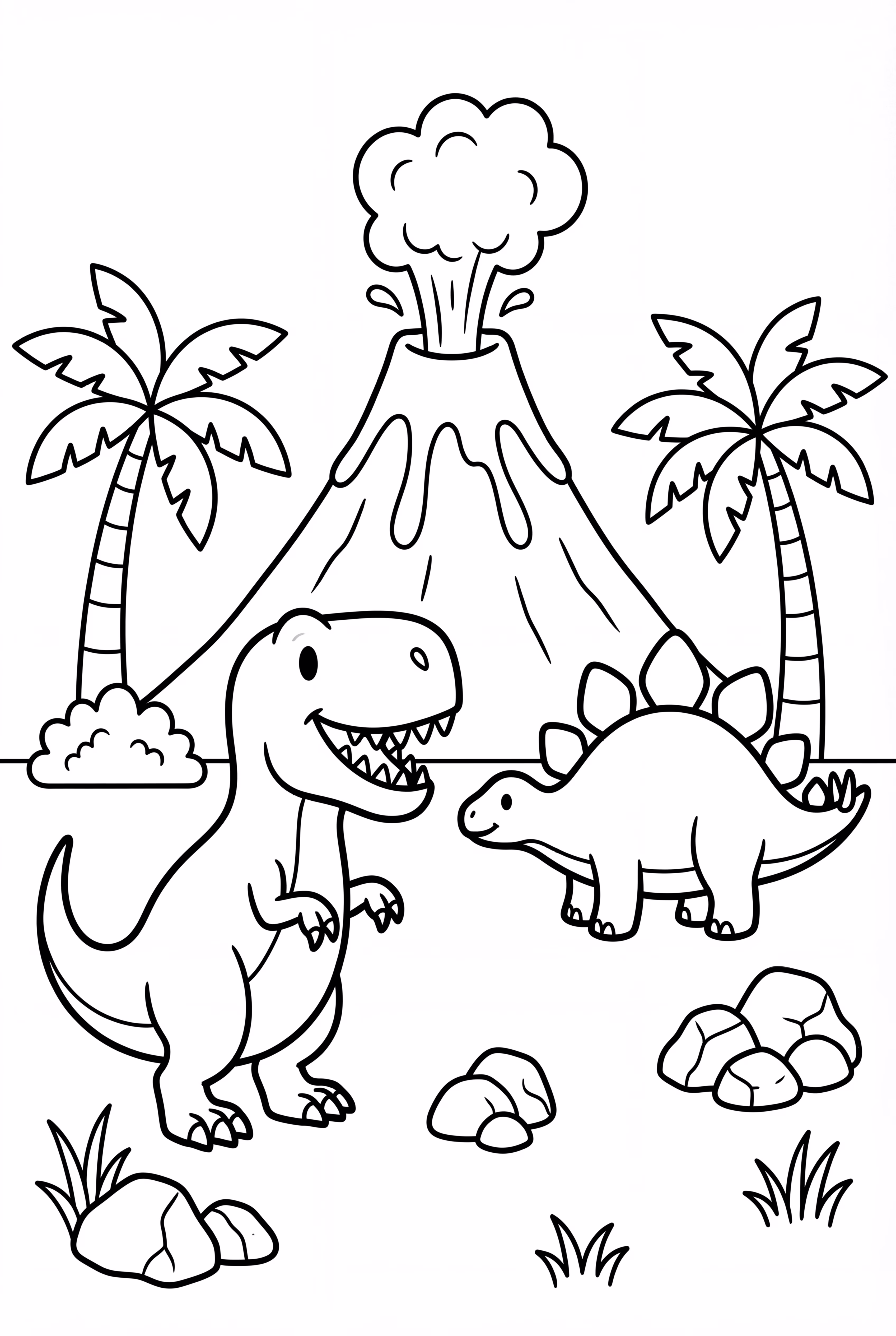 T-Rex Vs Stegosaurus Scene