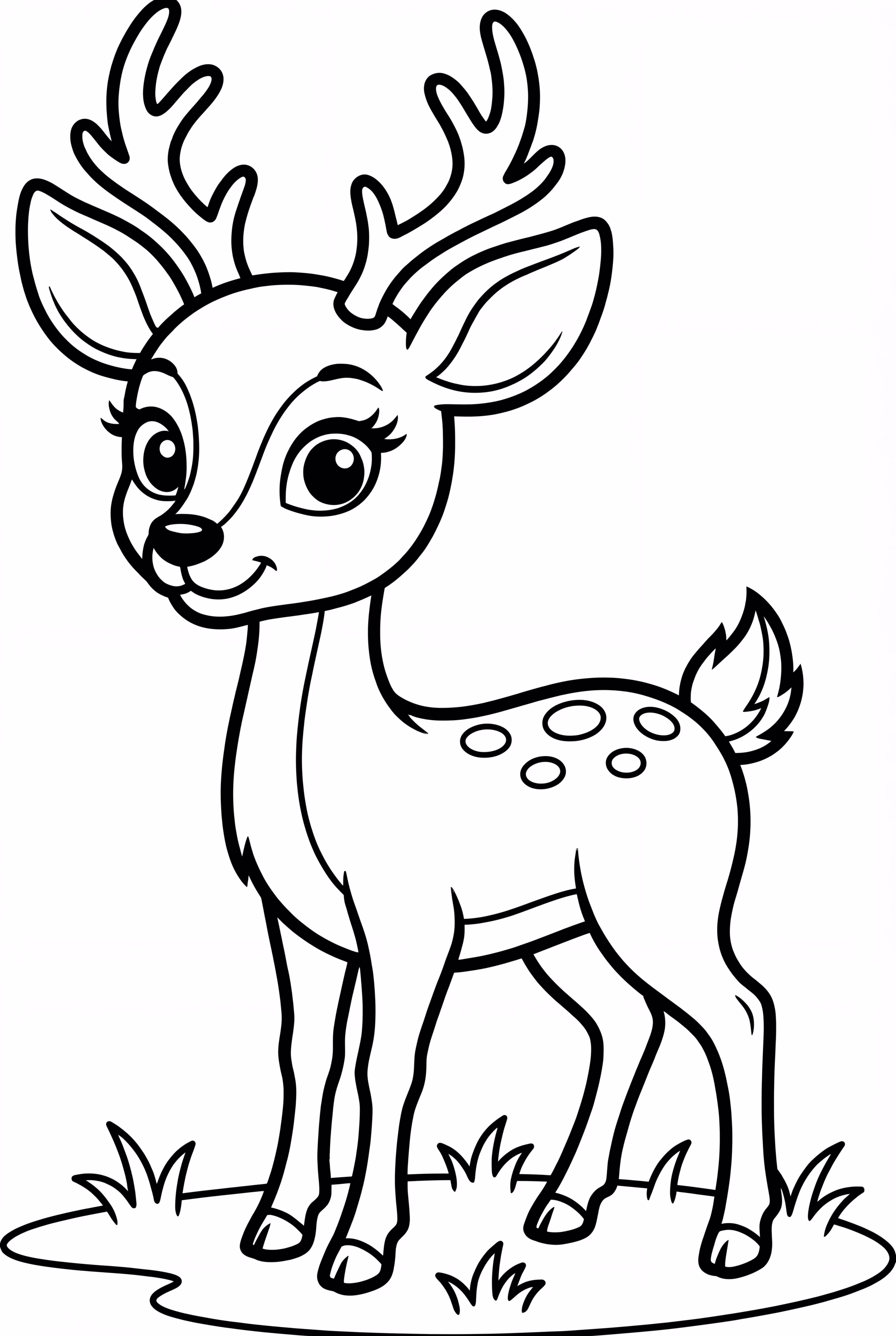 Tailed Deer Portrait