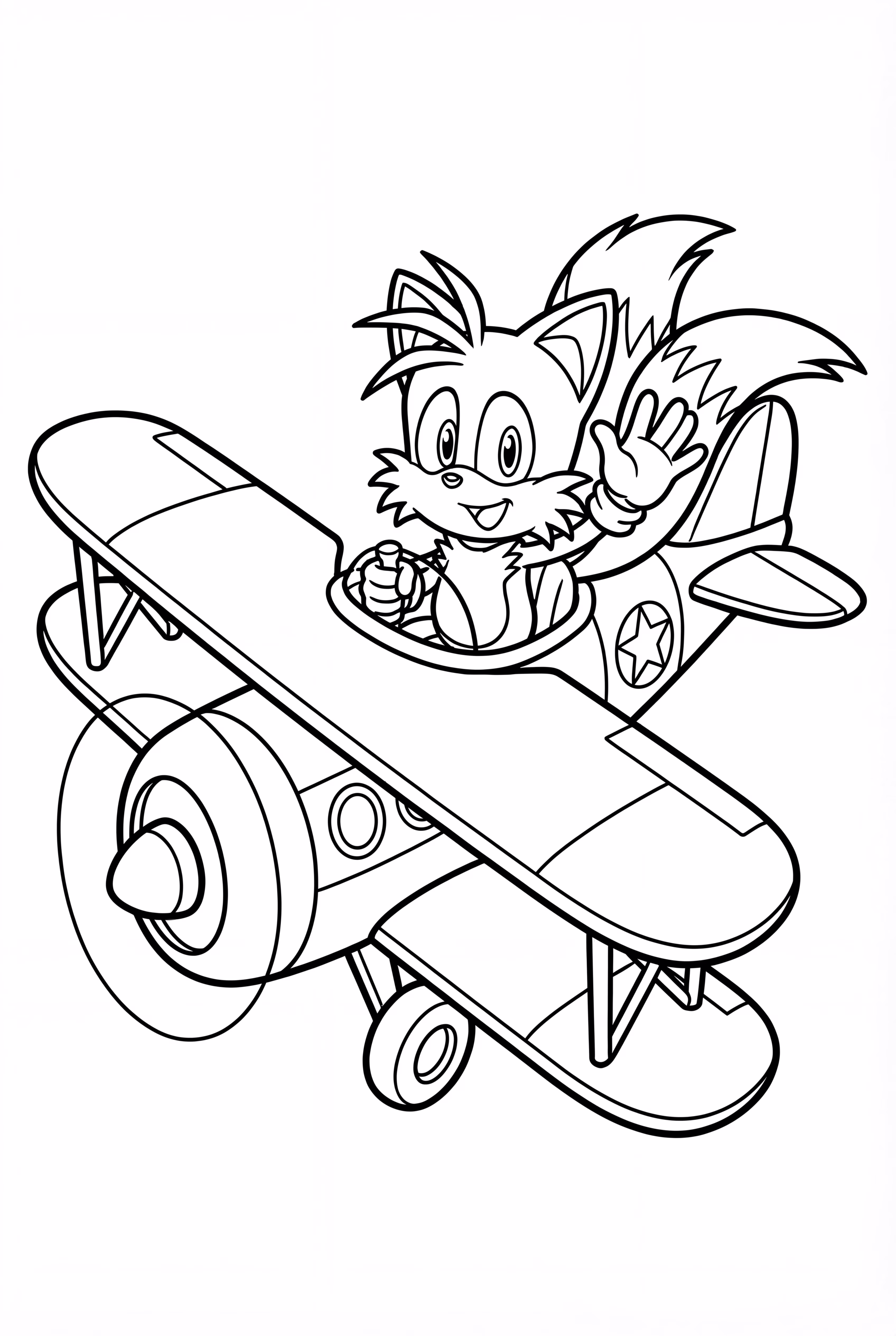 Tails And His Tornado Plane