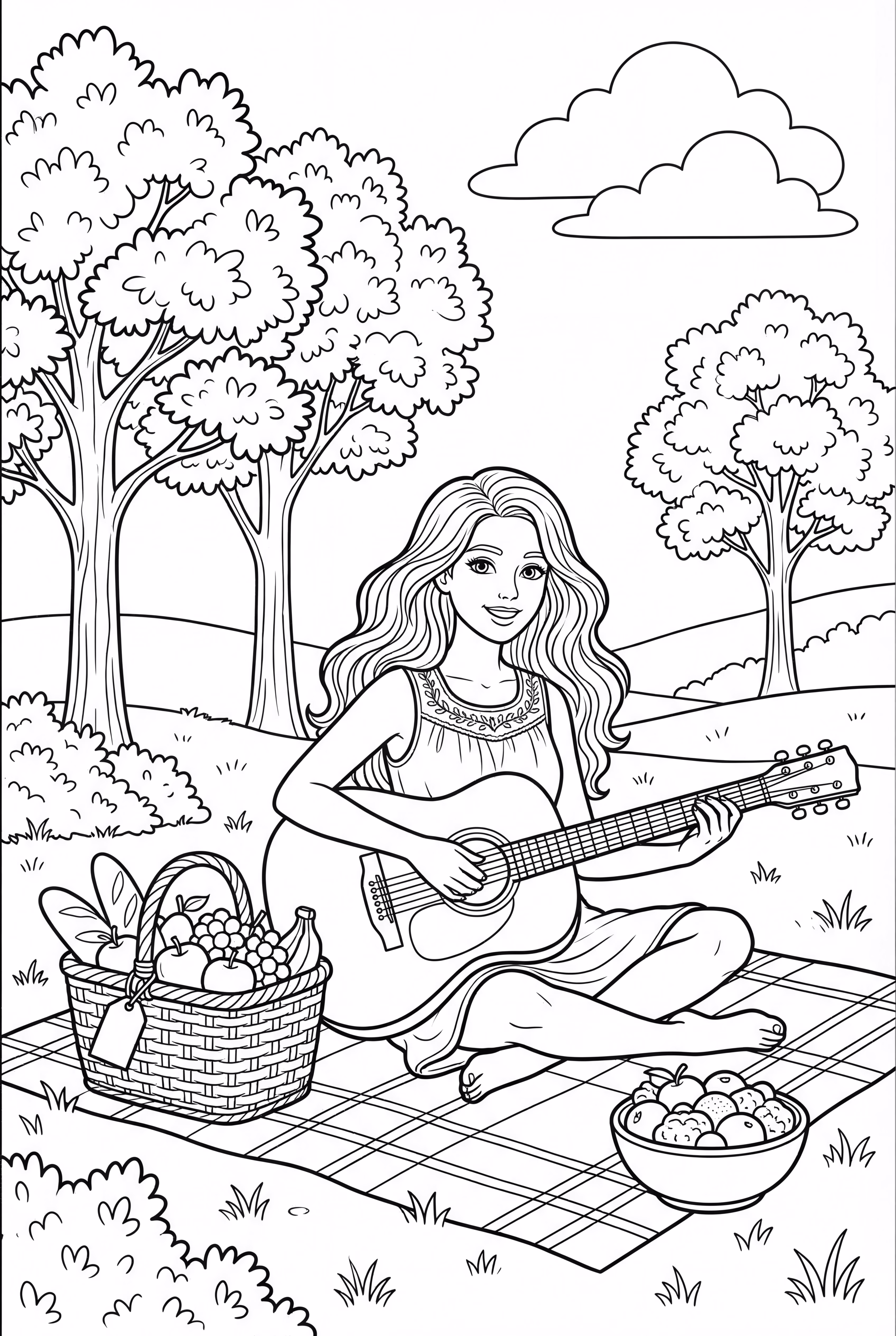 泰勒·斯威夫特享受阳光下的野餐-2