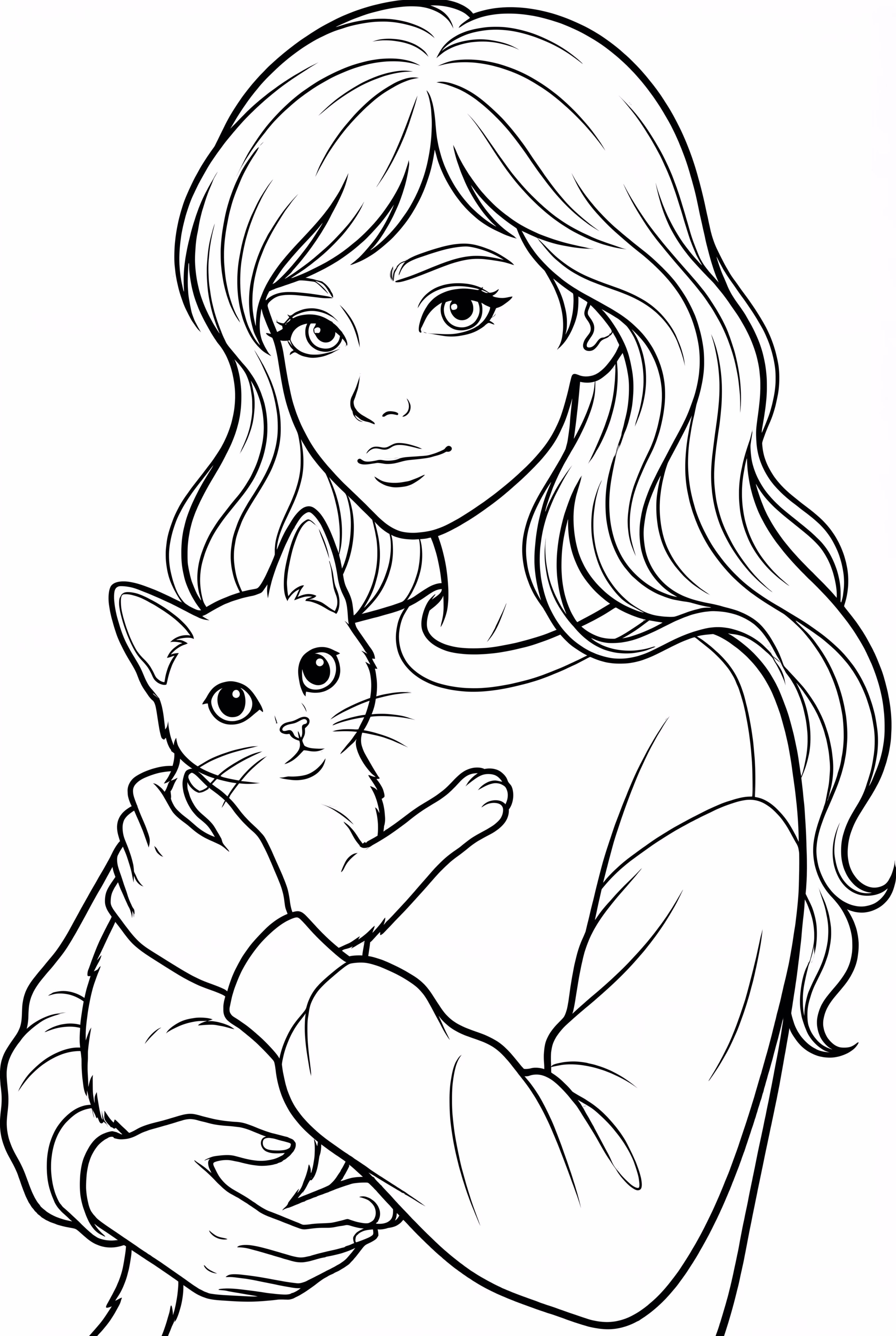 Taylor Swift tenant un chat dans ses bras