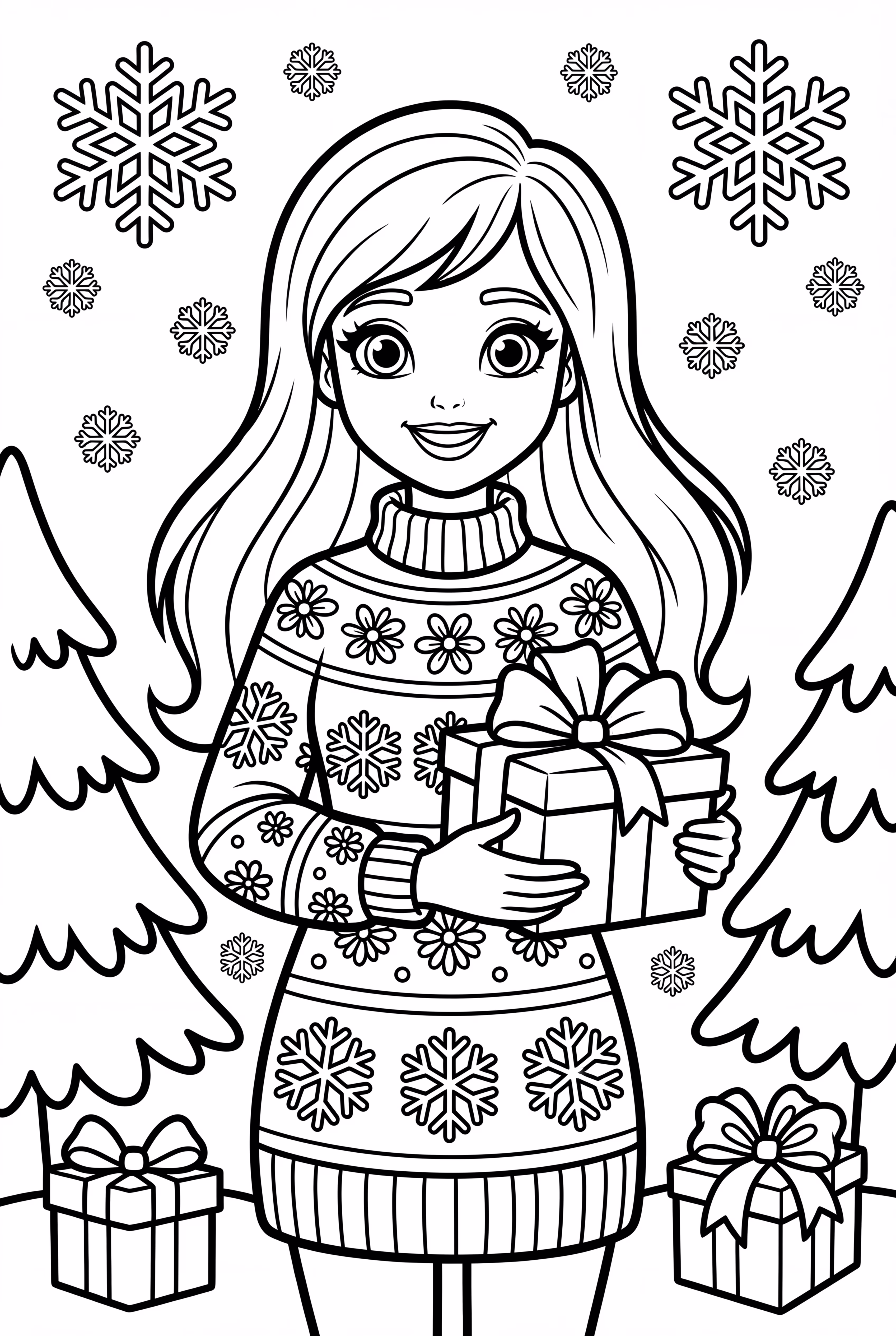 泰勒·斯威夫特在圣诞场景中