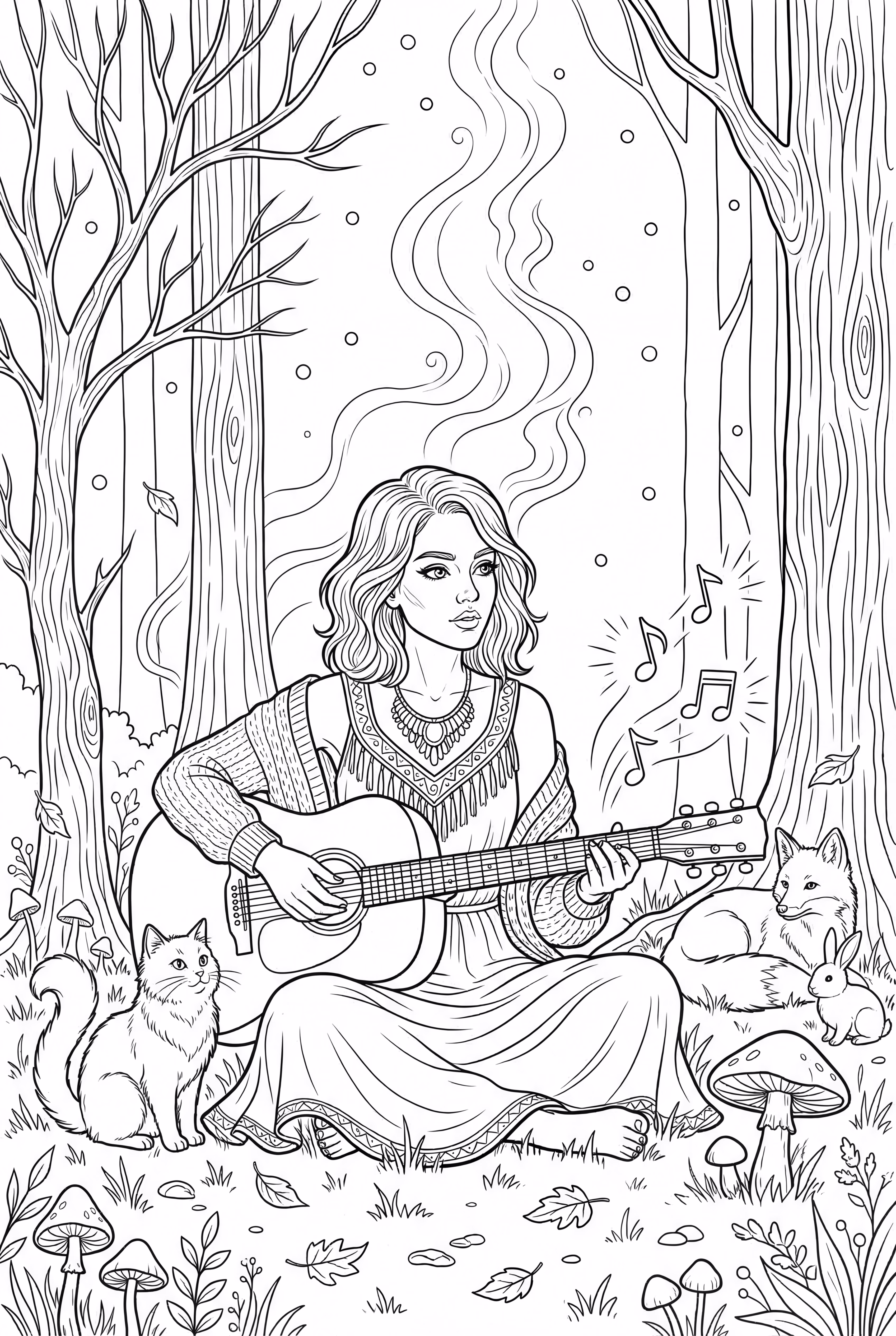 taylor swift in a folklore forest-2