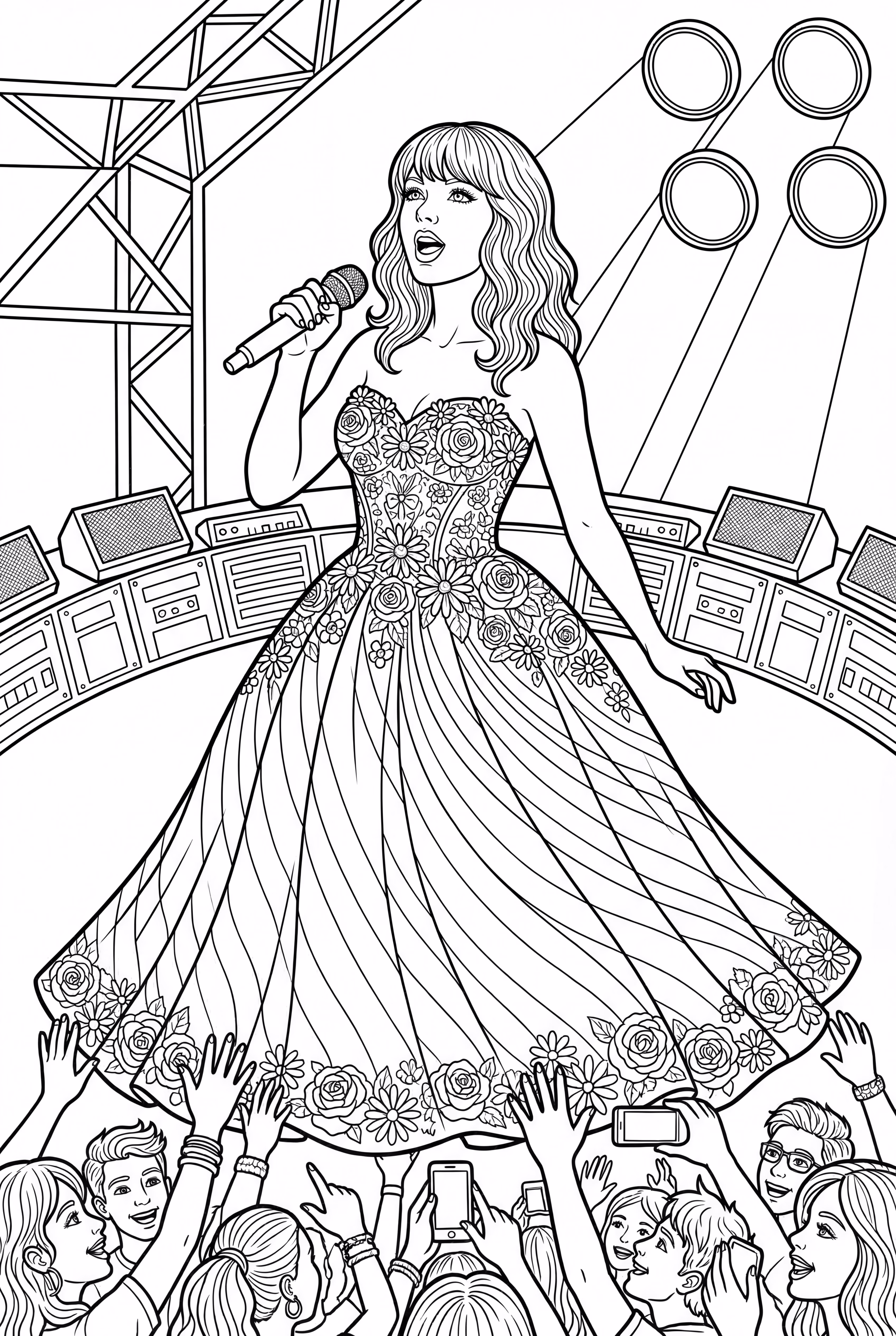 taylor swift performing live on stage