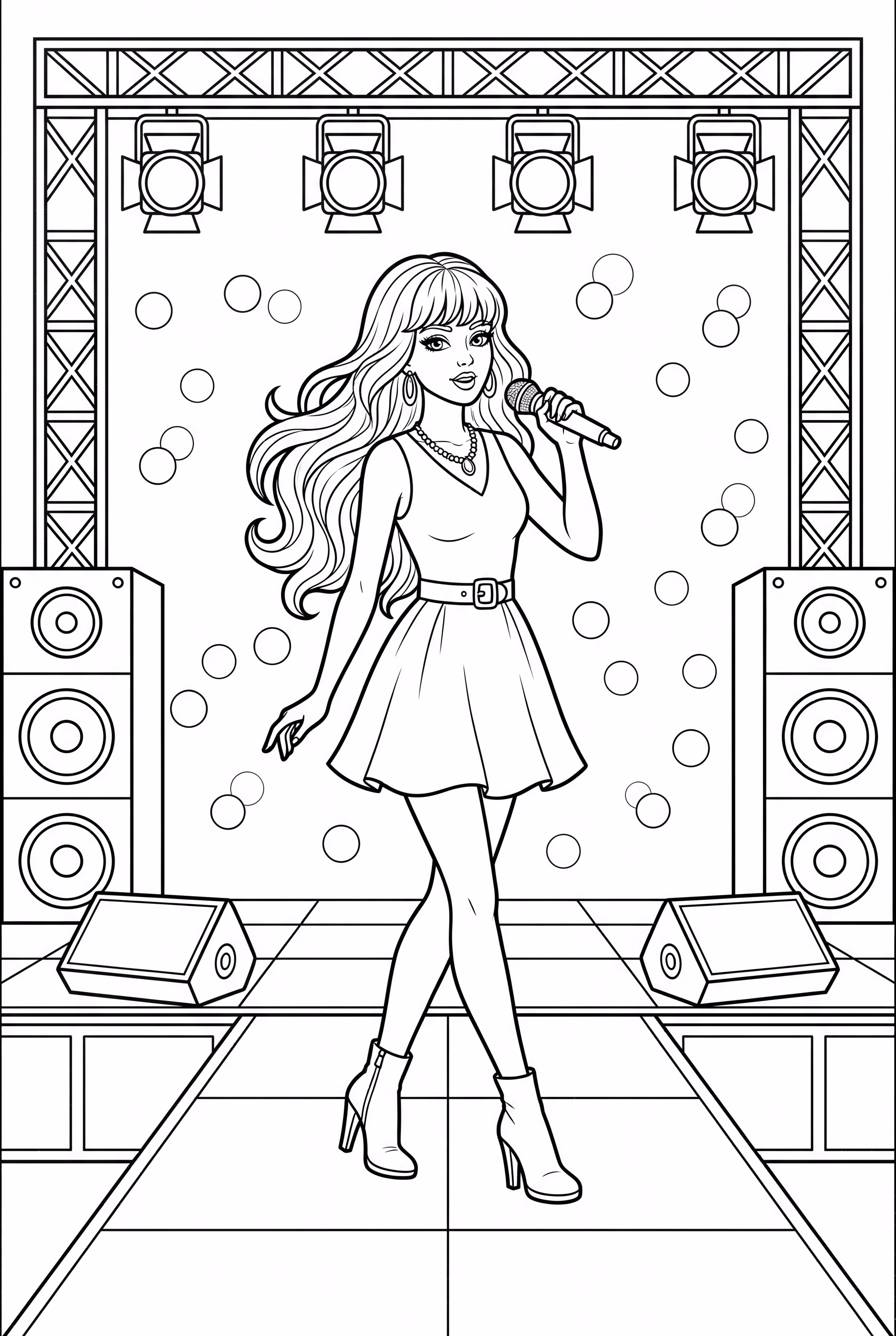 taylor swift se produisant en direct sur scène-2