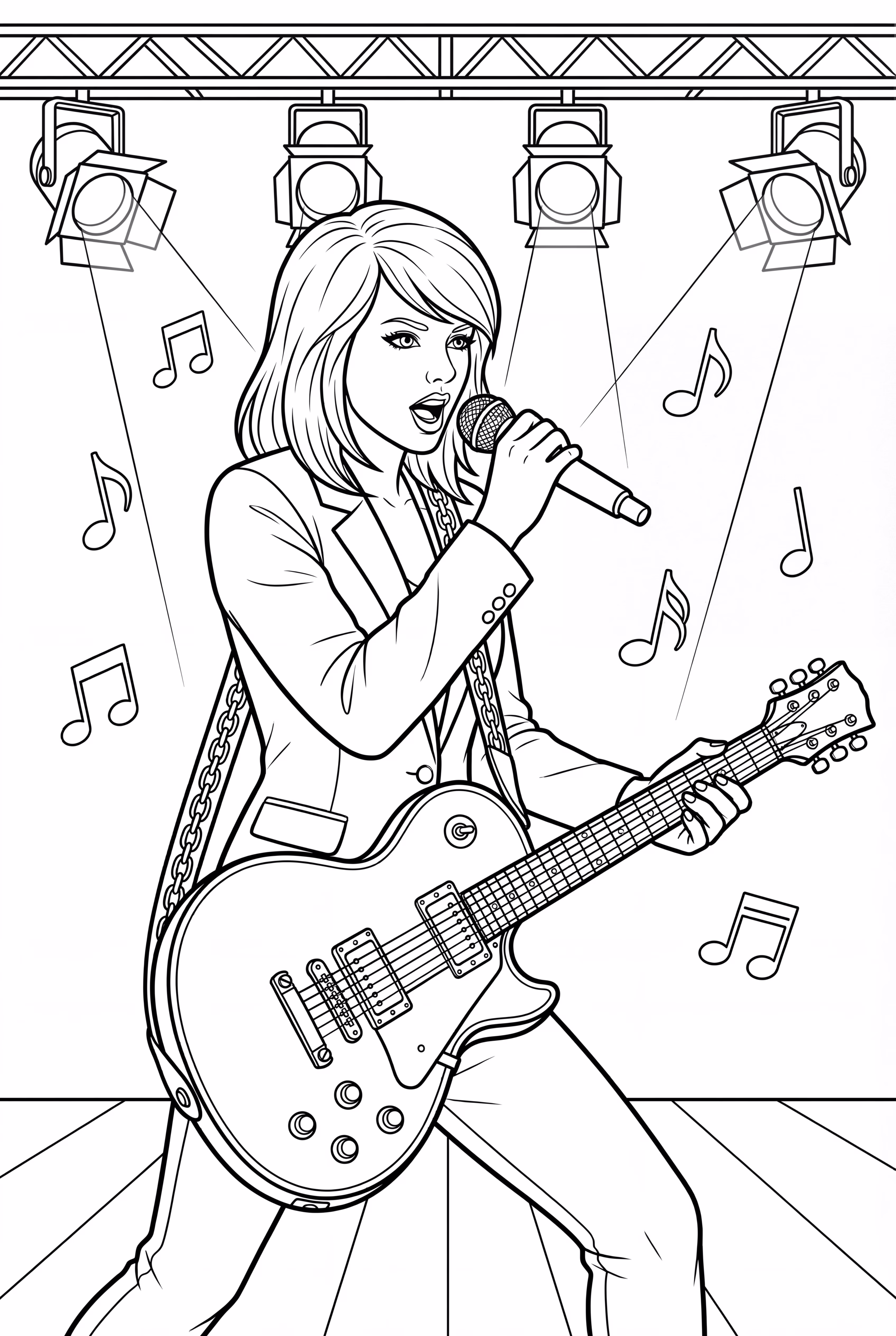 泰勒·斯威夫特在唱她的歌词-2