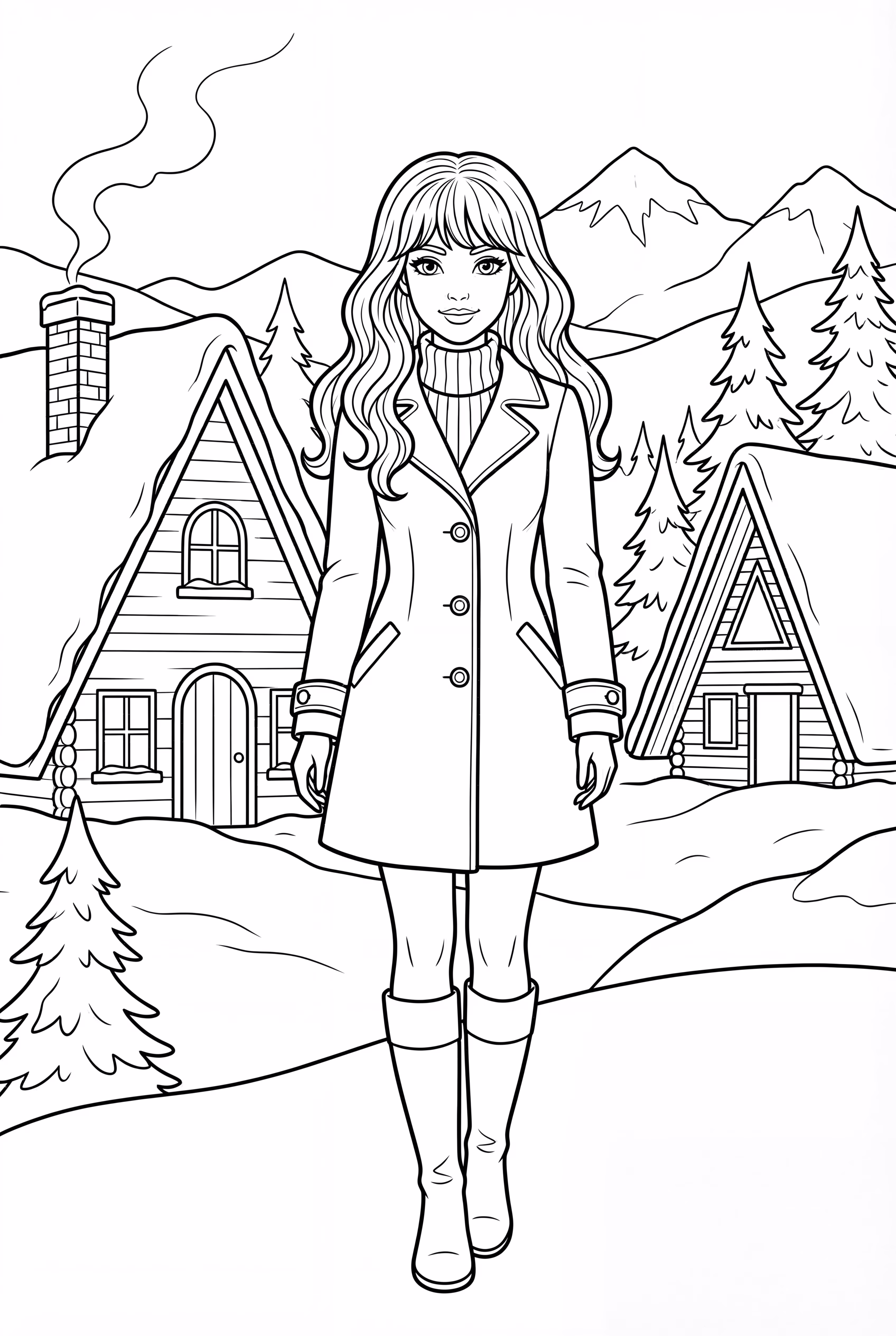 泰勒·斯威夫特在雪乡村