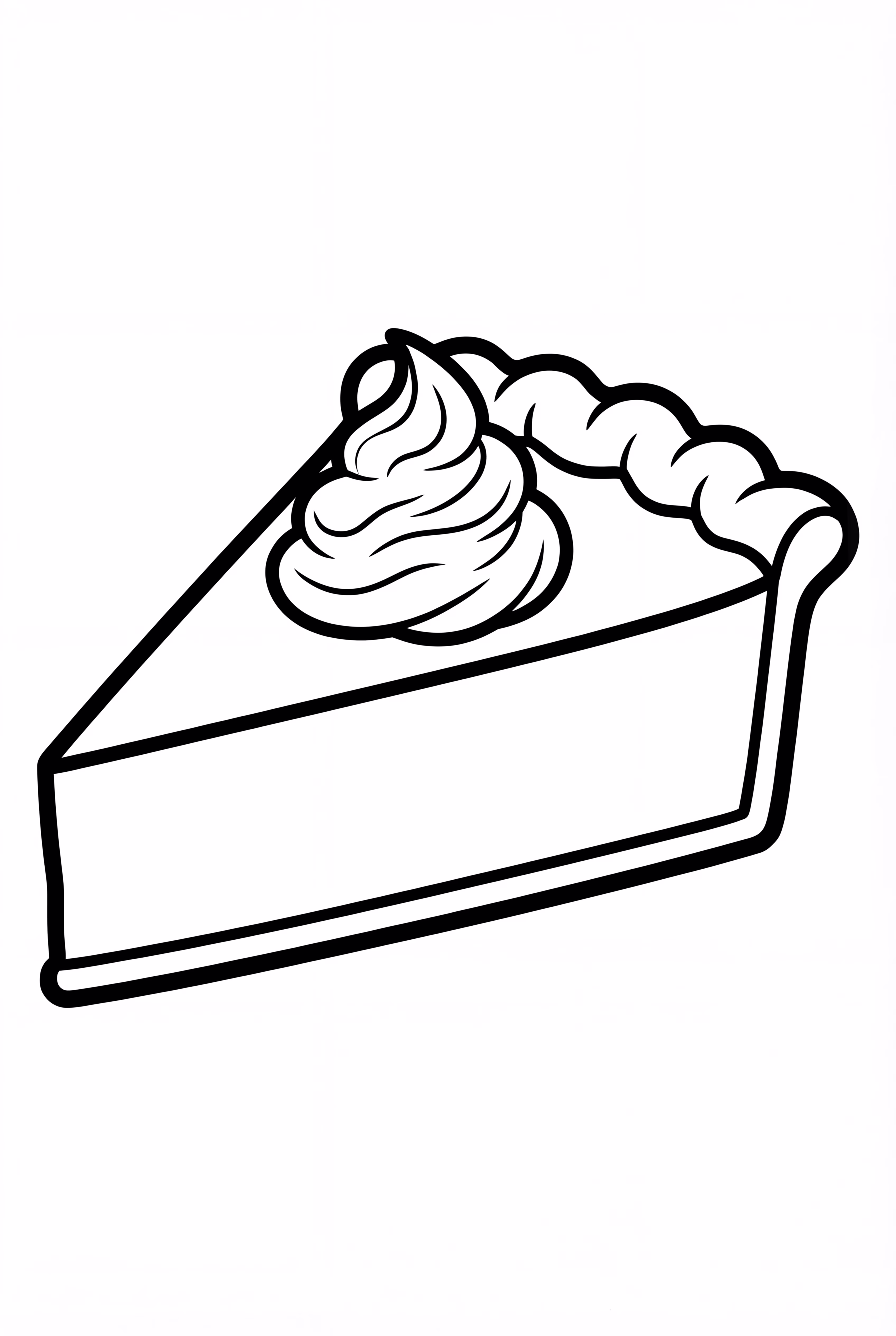 Thanksgiving Pumpkin Pie Slice