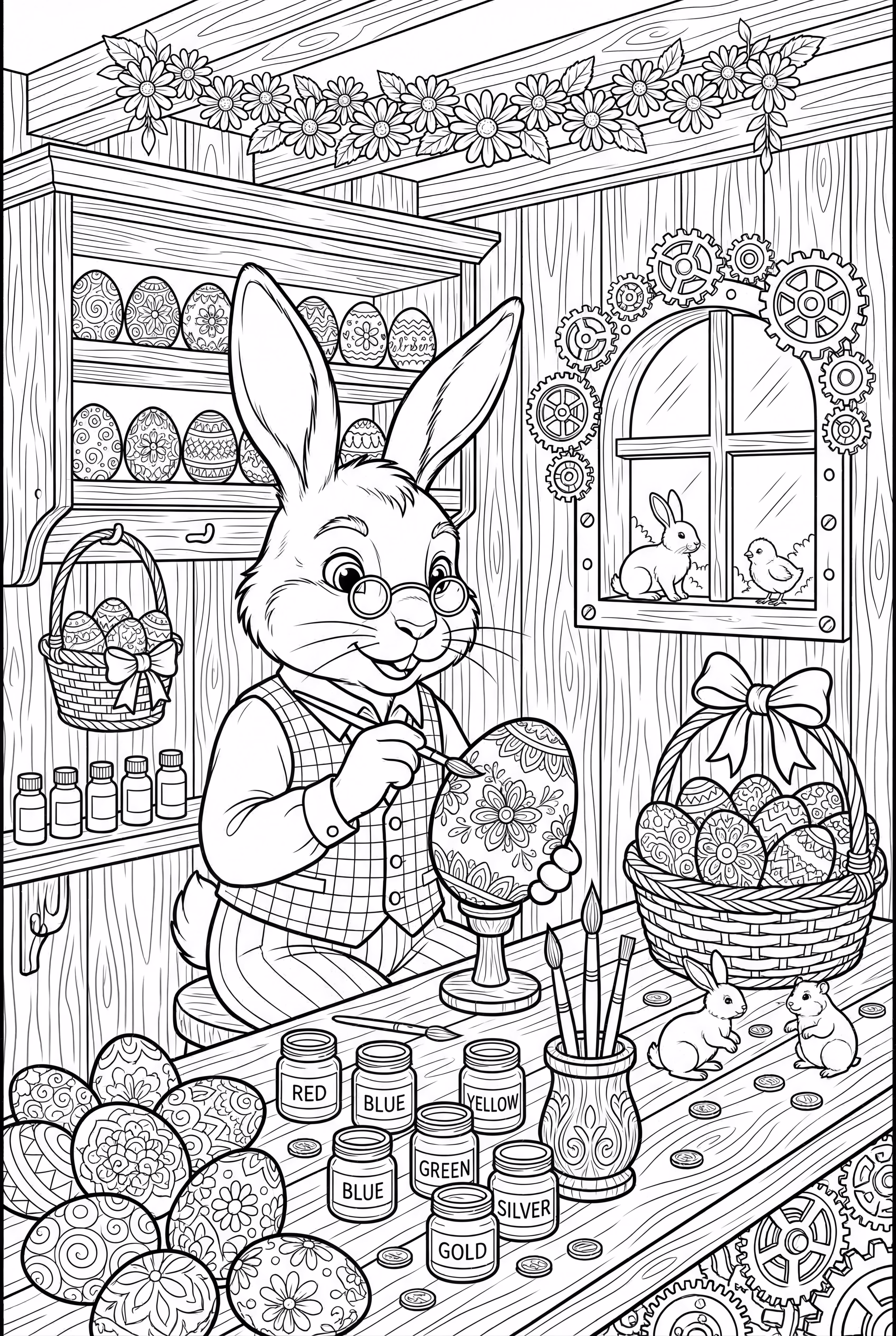 复活节兔子的魔法工坊