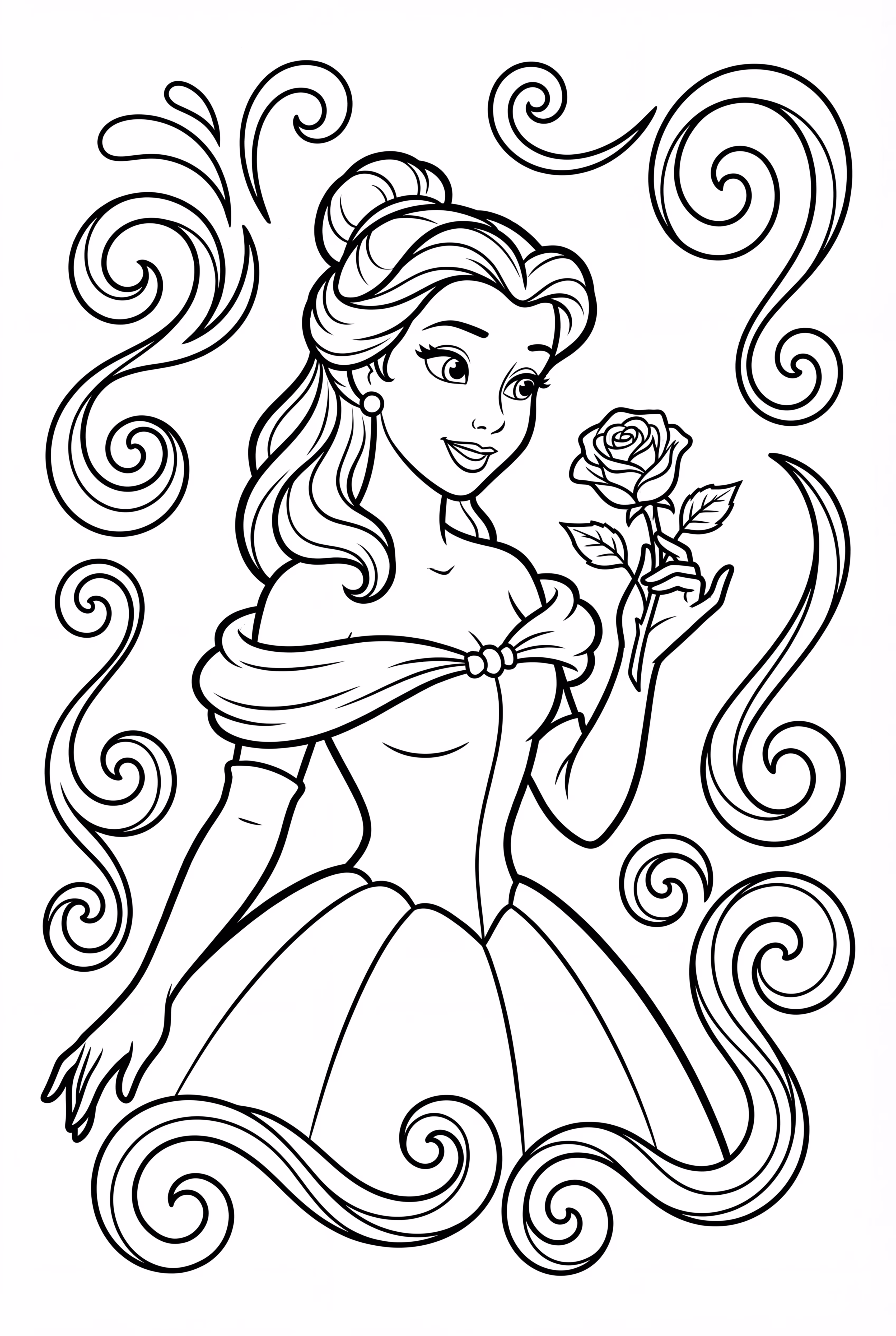 La Rose Enchantée et Belle