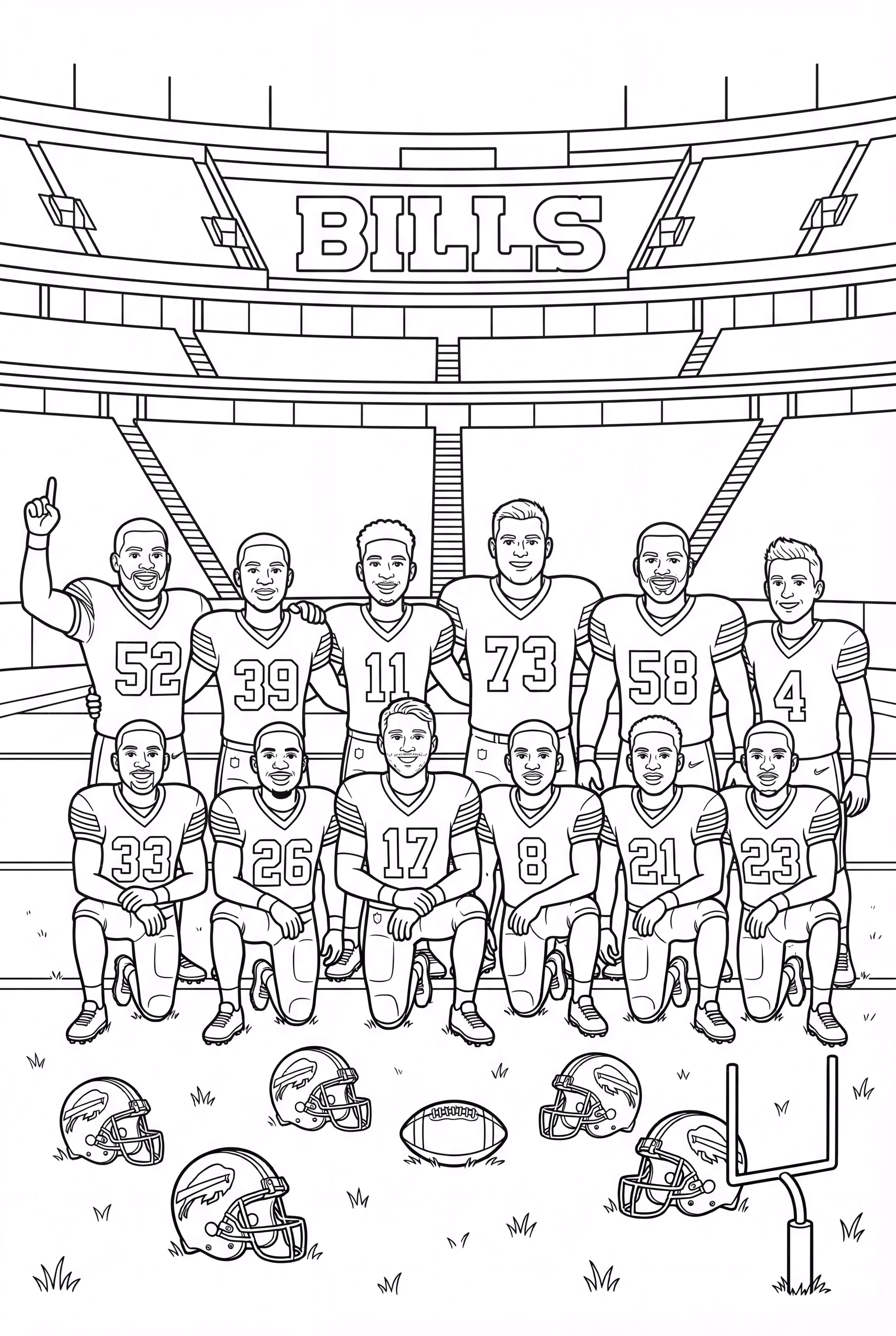 The Entire Buffalo Bills Team Photo
