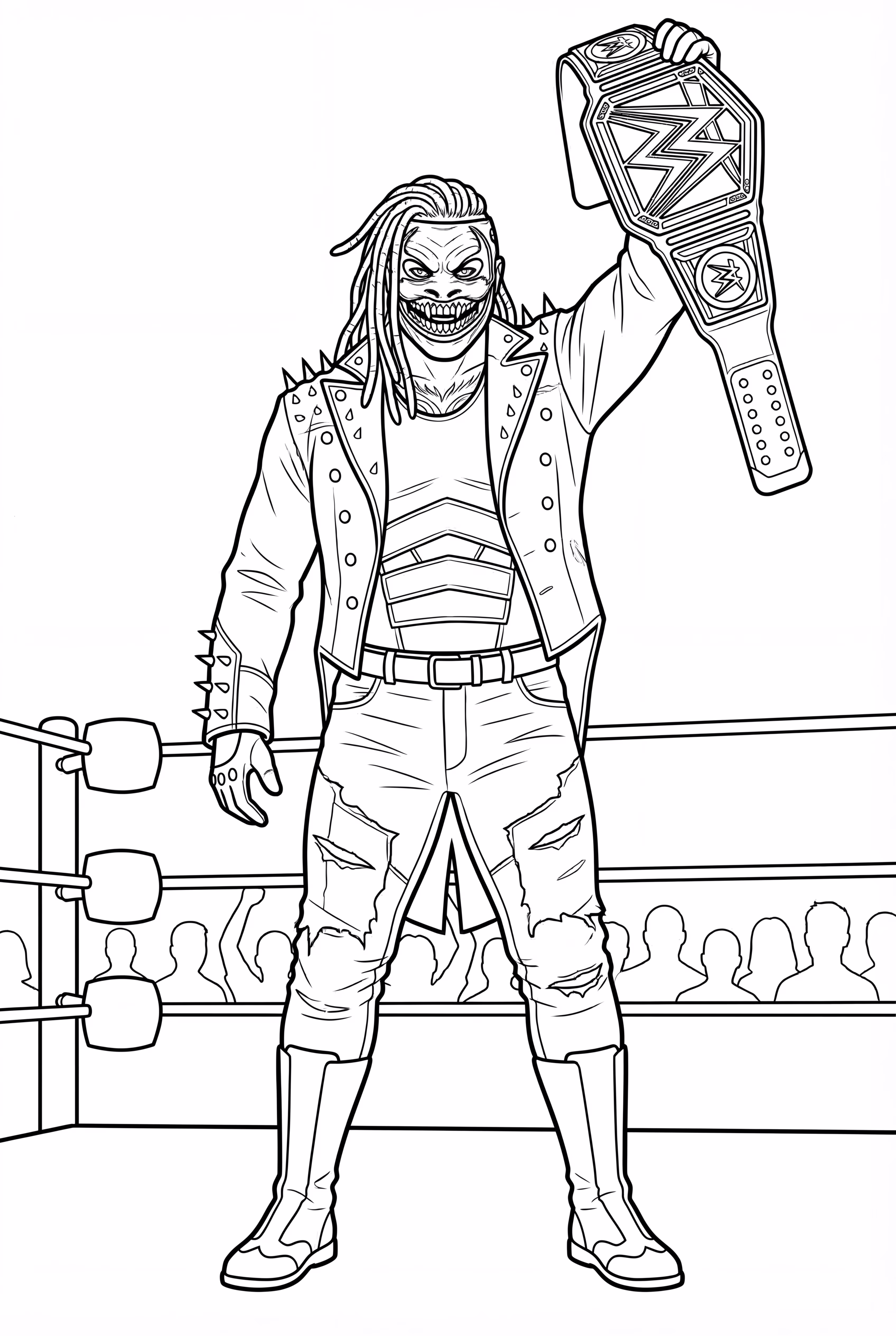 The Fiend Holding WWE Title