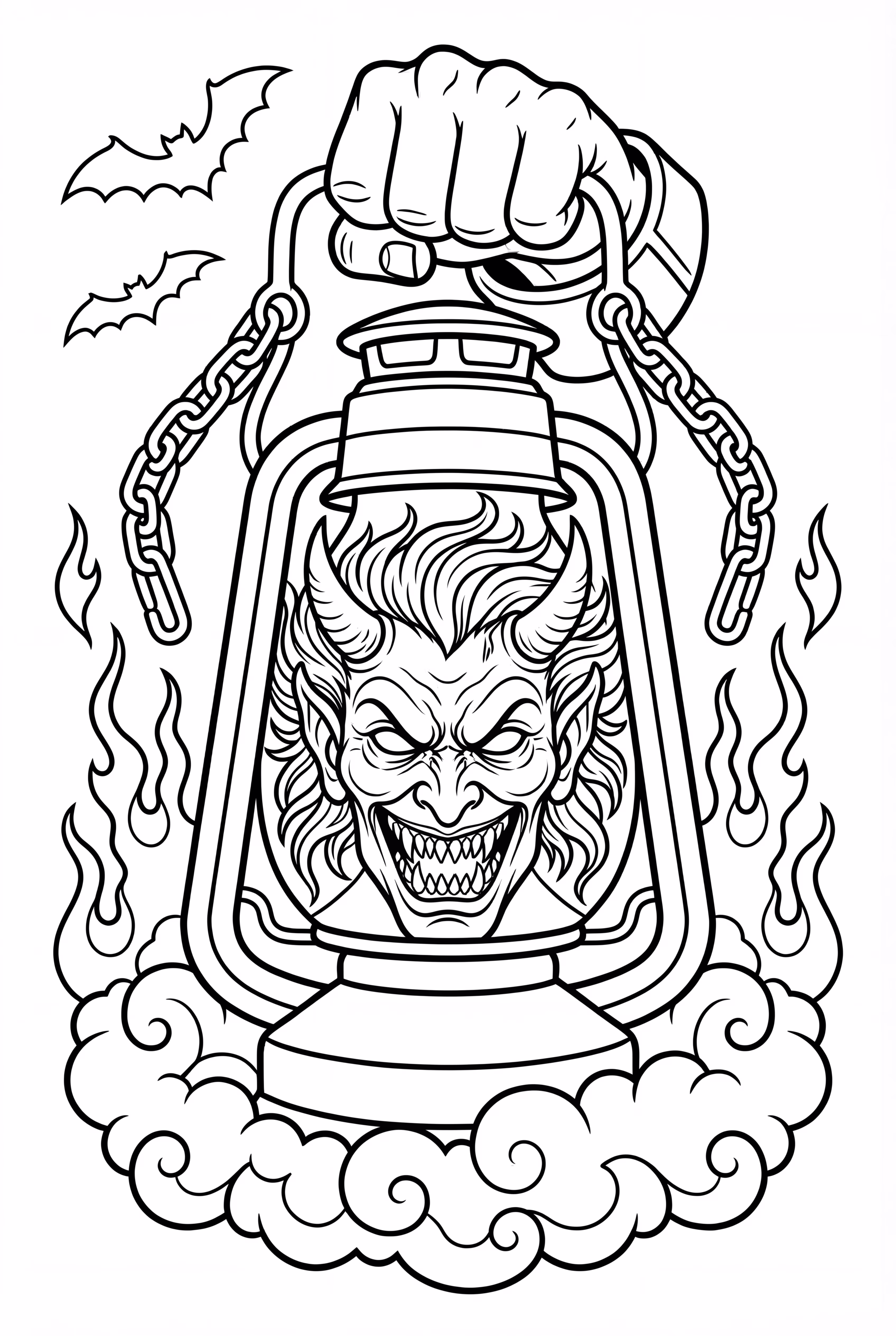 The Fiend's Lantern Glowing