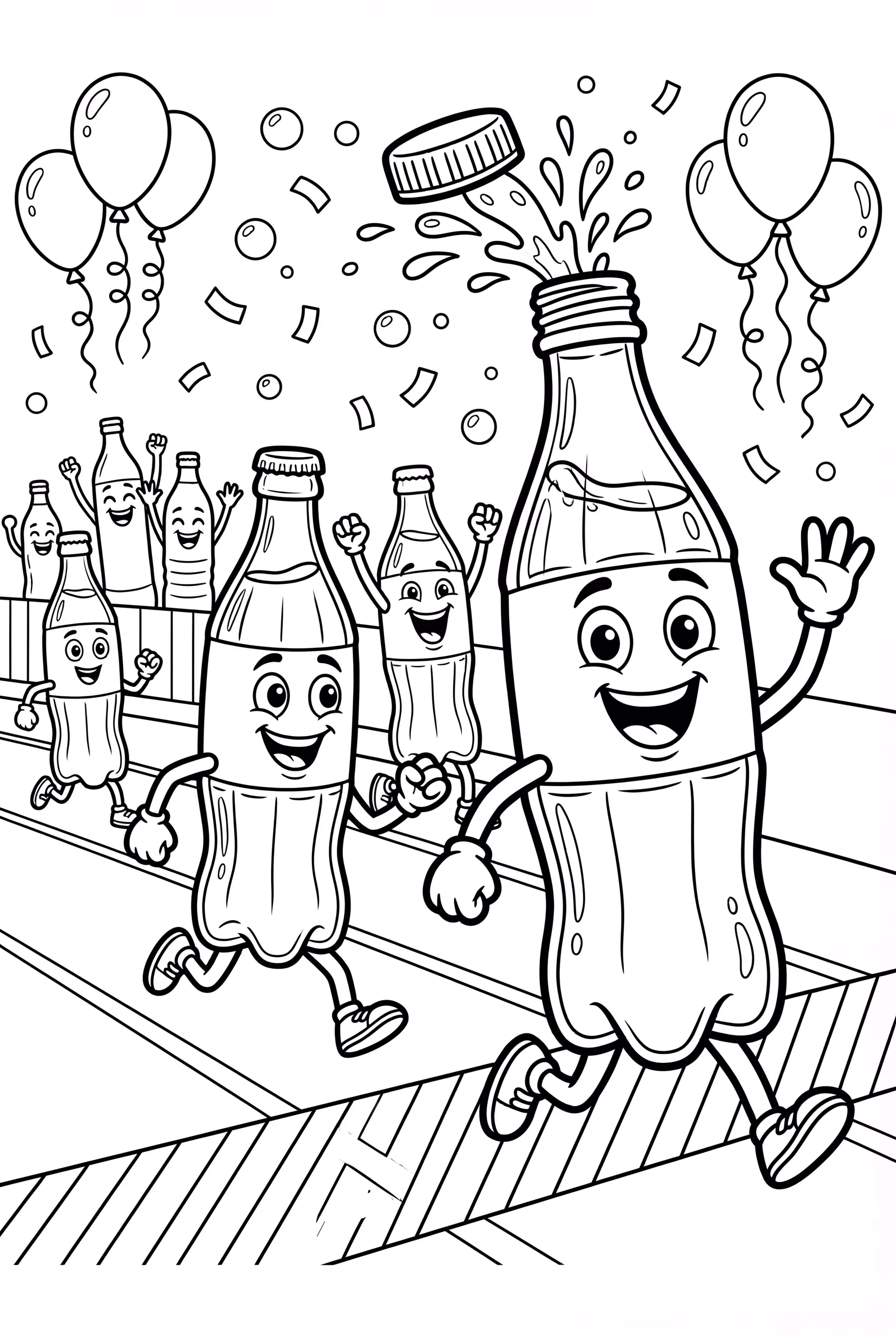 The Great Soda Pop Bottle Race