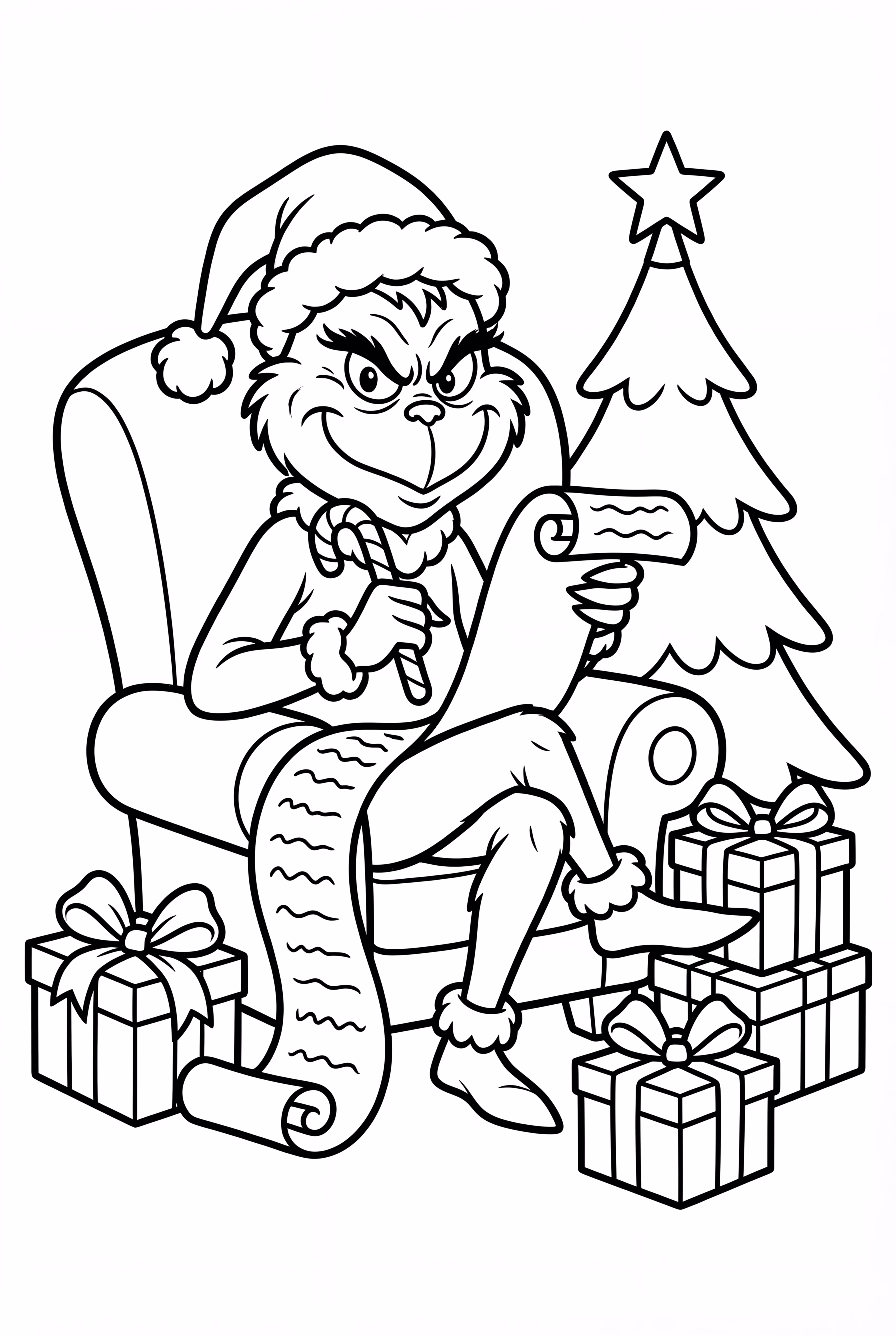 The Grinch Reading Christmas List