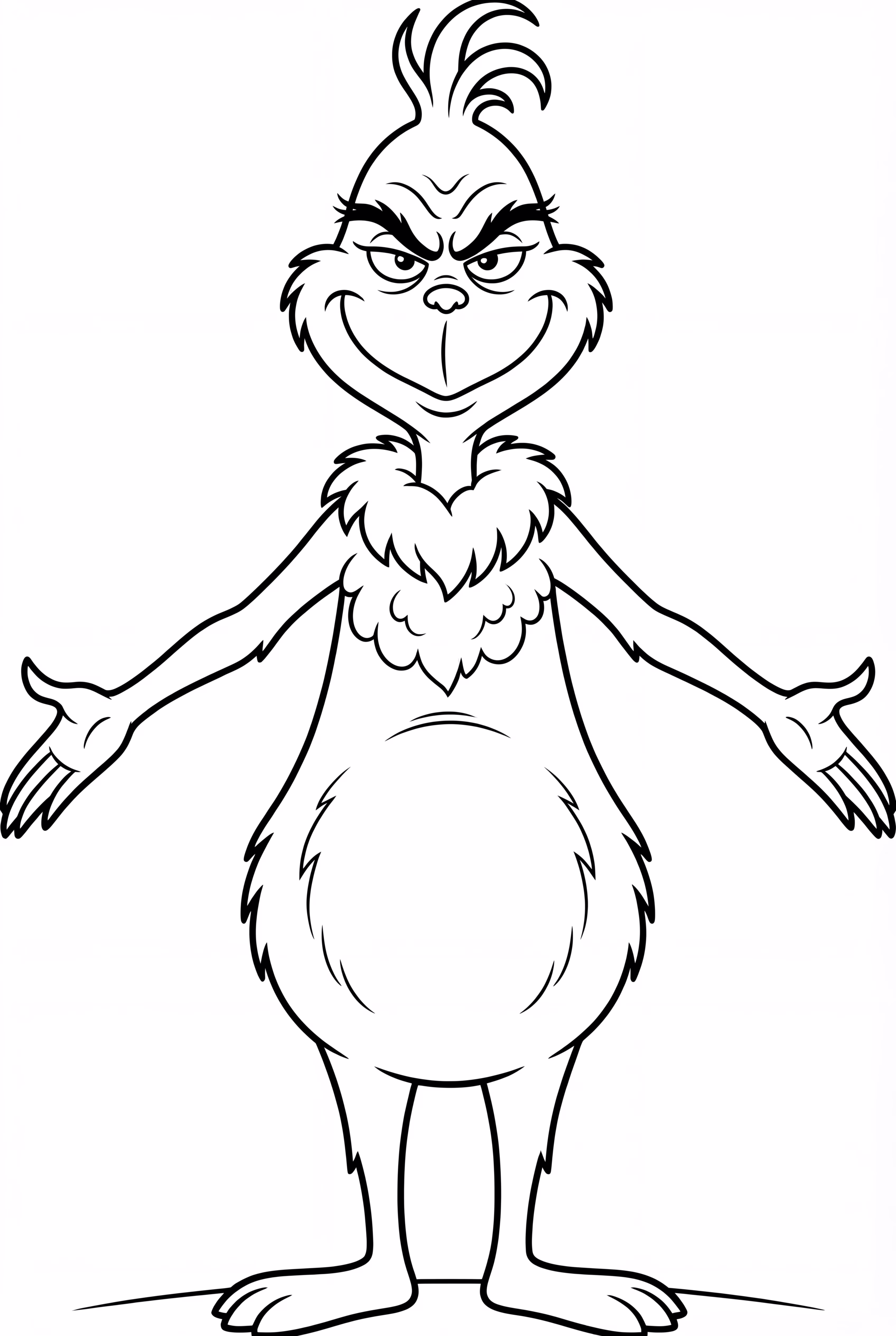 The Grinch Stretching Arms Wide