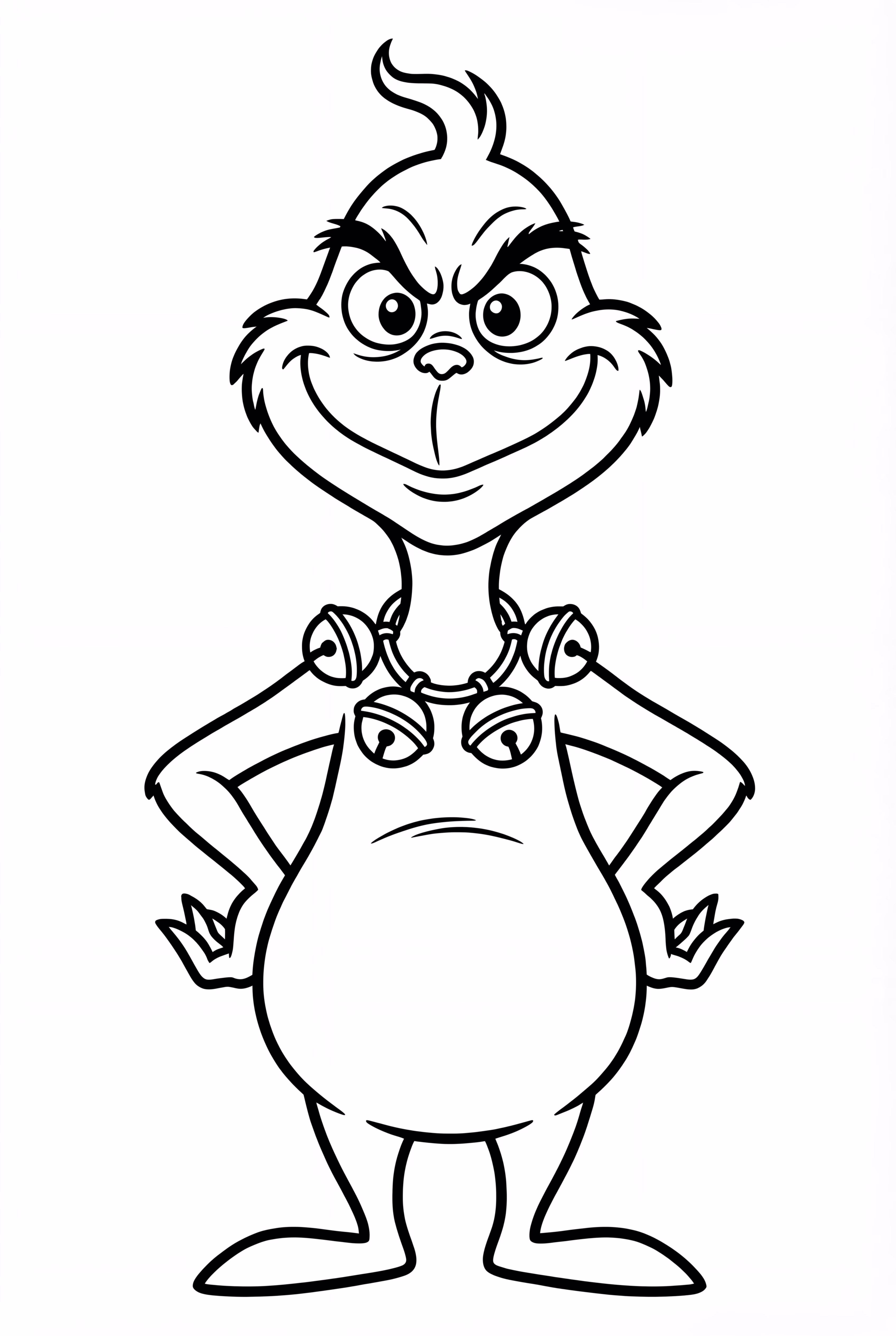 Der Grinch mit dem Glöckchenkette